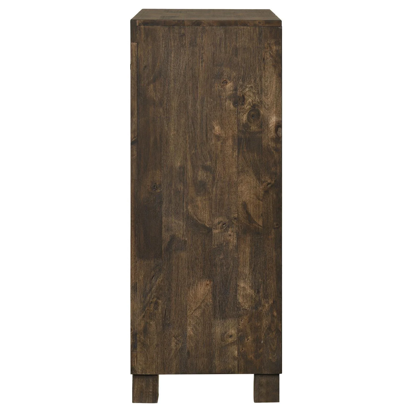 Woodmont 5 Drawer Chest Rustic Golden Brown - Image 3