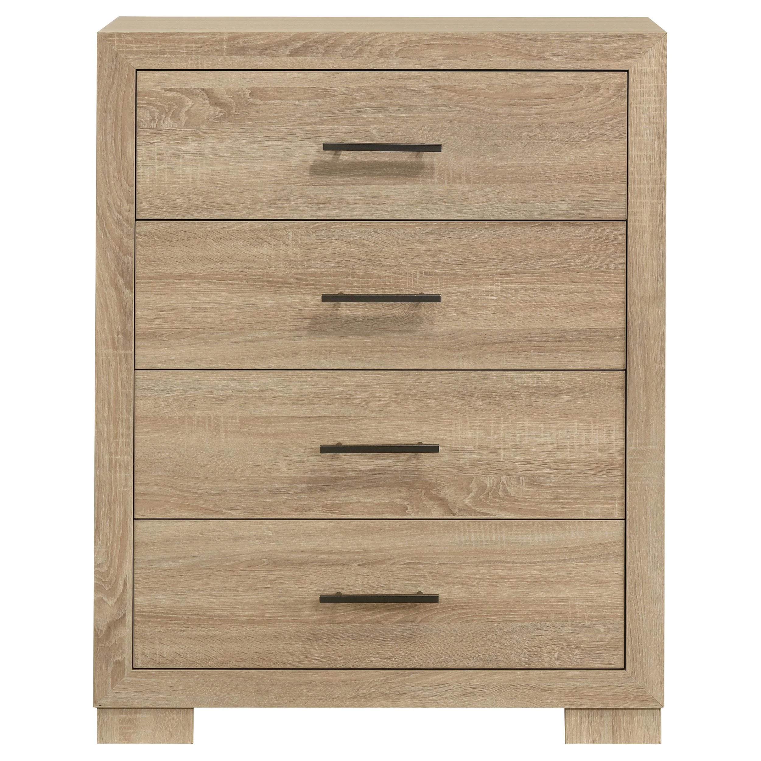 Arielle 4-drawer Bedroom Chest of Drawers Light Oak - Image 3