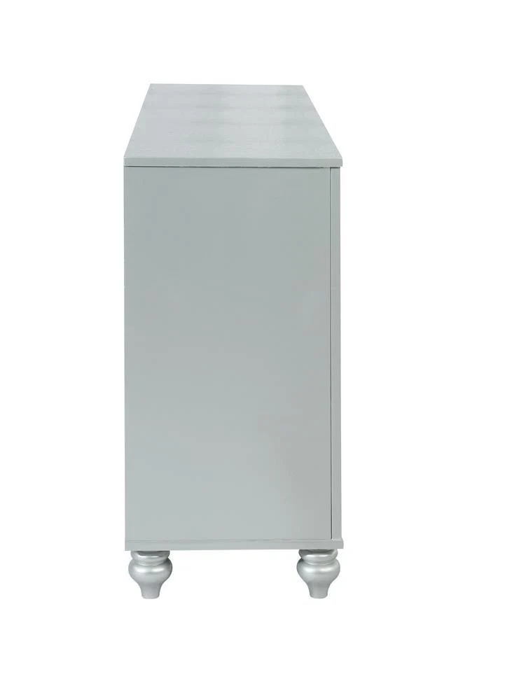 Gunnison 6 Drawer Dresser Silver Metallic - Image 3