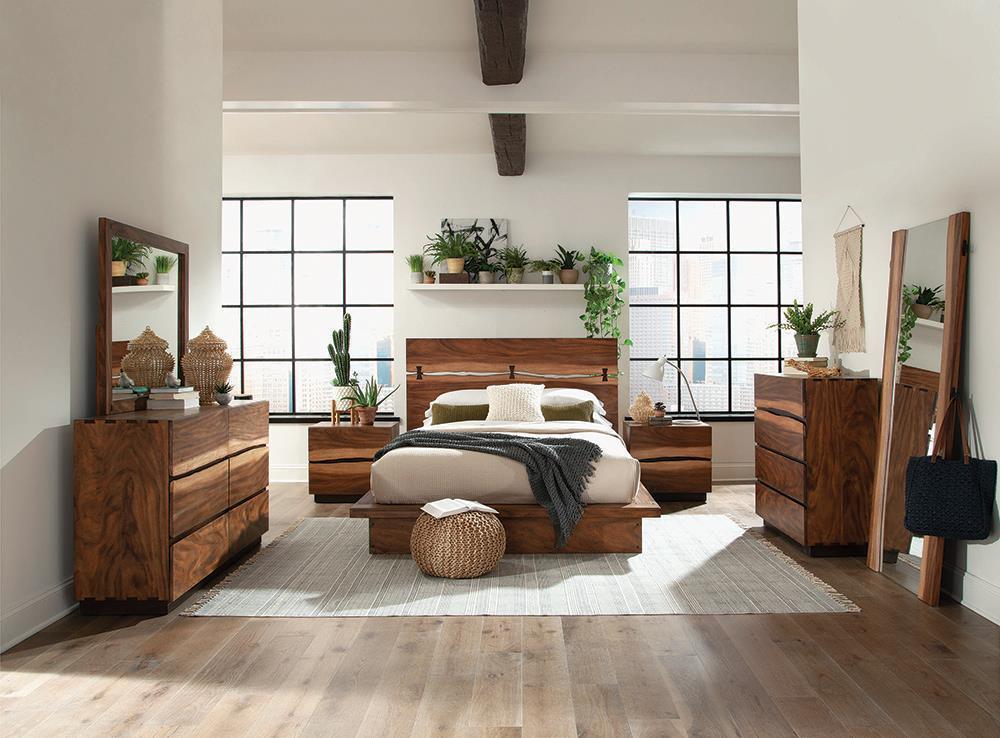 Winslow Storage Queen Bed Smokey Walnut Coffee Bean - Image 2