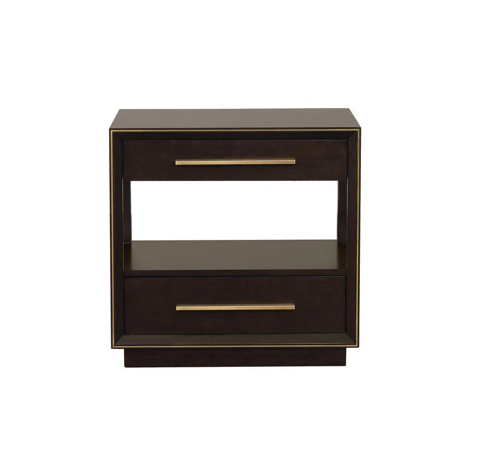 Durango 2 Drawer Nightstand Smoked Peppercorn - Image 3