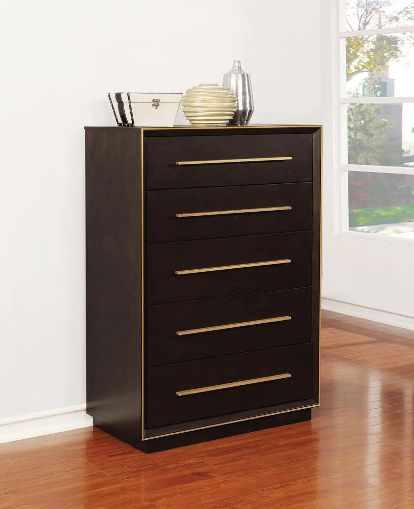 Durango 5 Drawer Chest Smoked Peppercorn - Image 1