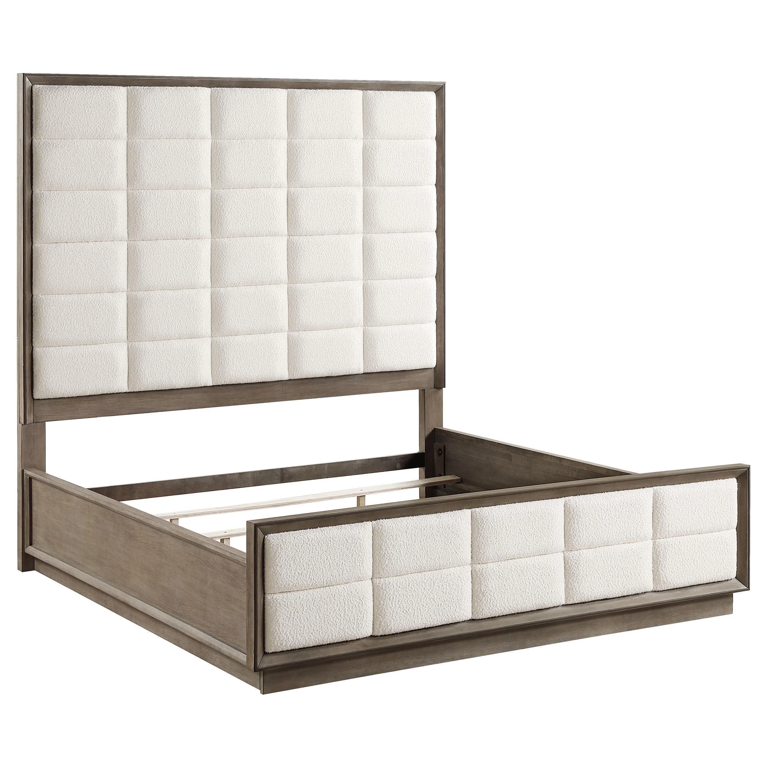 DURANGO COLLECTION Durango 77-inch Queen Panel Bed Washed Oak 223271Q - Image 3