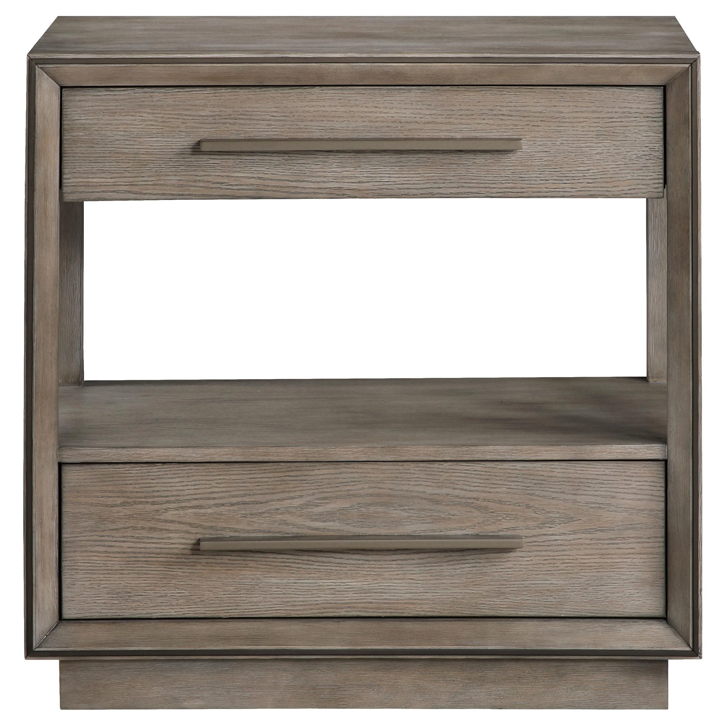 DURANGO COLLECTION Durango 2-drawer Nightstand Bedide Table Washed Oak 223272 - Image 3