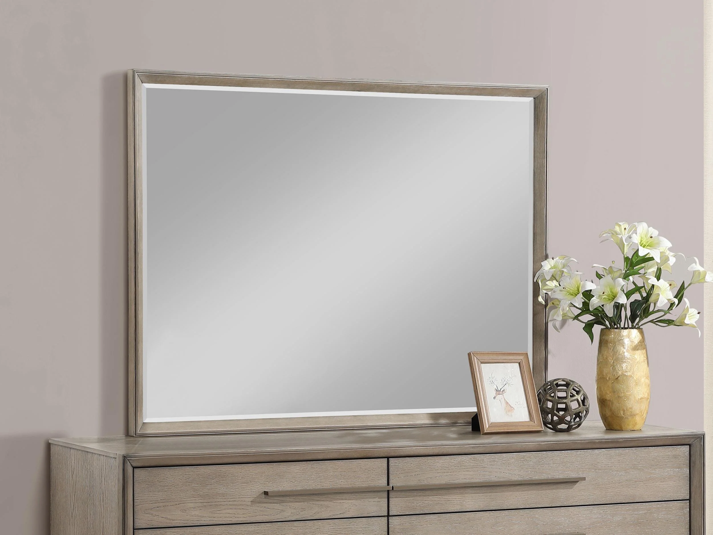 DURANGO COLLECTION Durango 8-drawer Dresser Mirror Washed Oak 223274 - Image 2