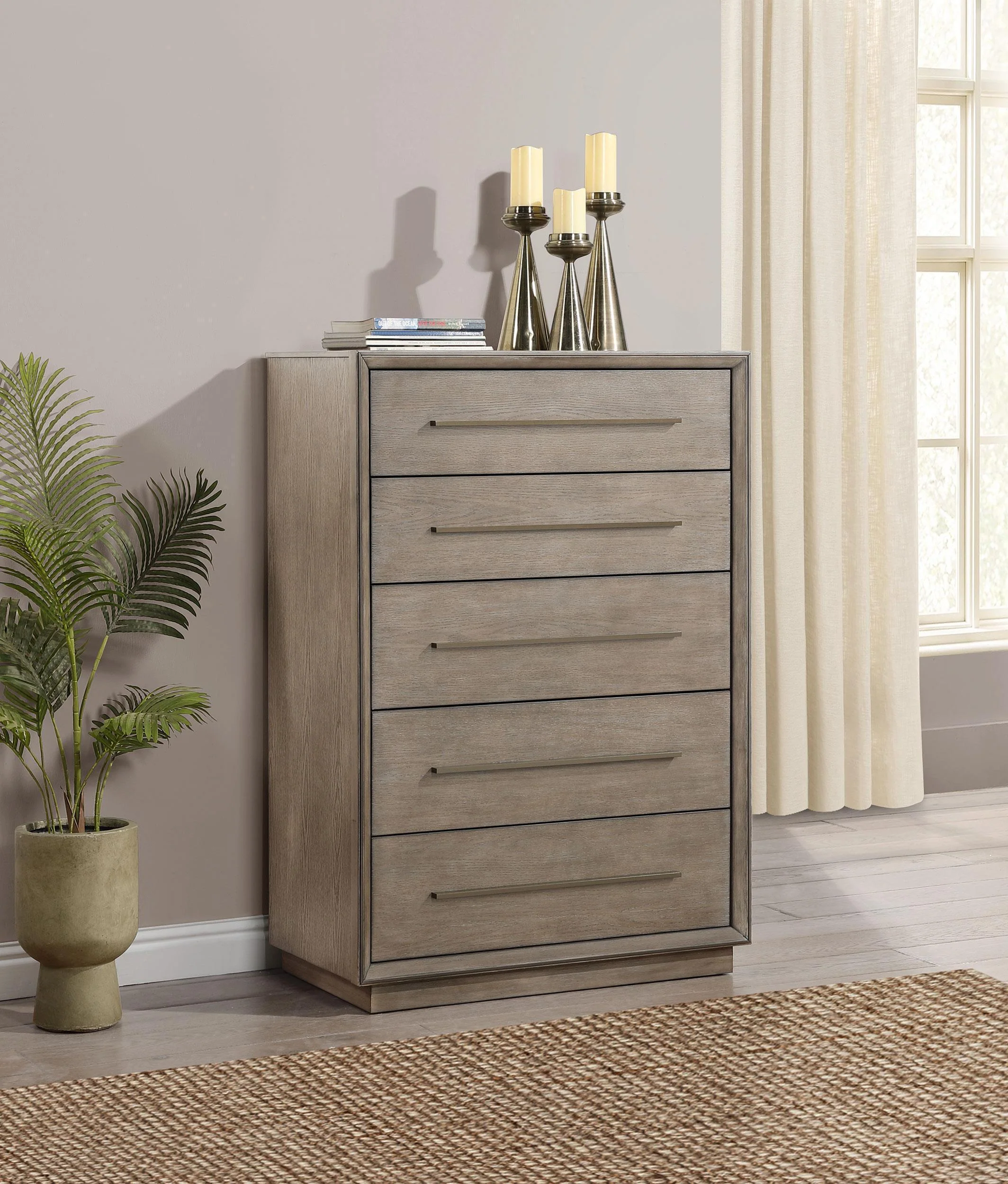 DURANGO COLLECTION Durango 8-drawer Bedroom Chest Washed Oak 223275 - Image 2