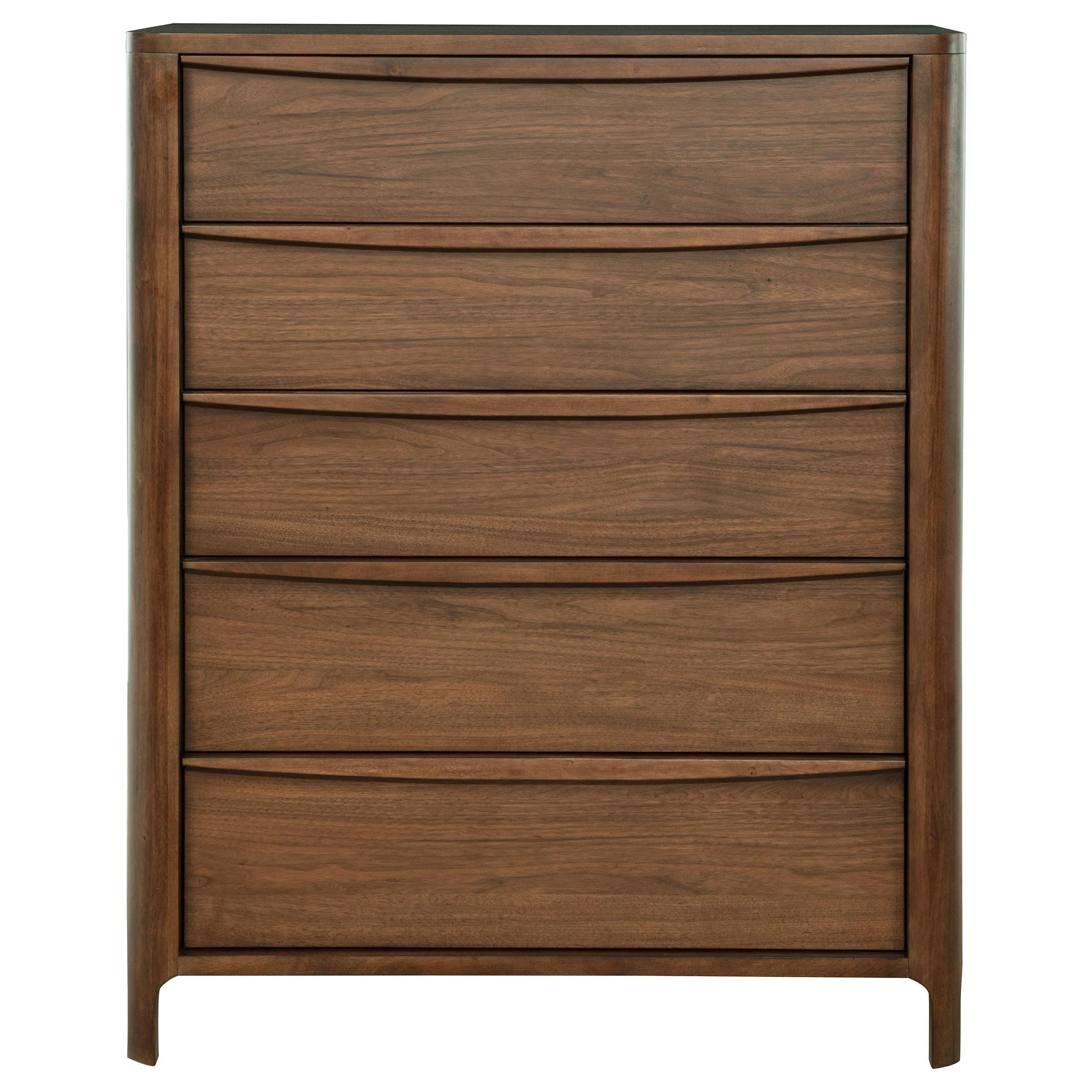 Maderia 5-drawer Chest of Drawers Walnut - Image 3