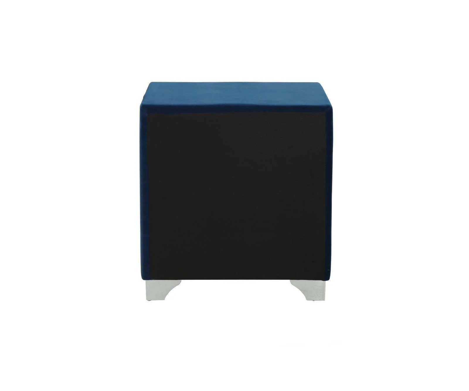 Melody 2 Drawer Upholstered Nightstand Pacific Blue - Image 3