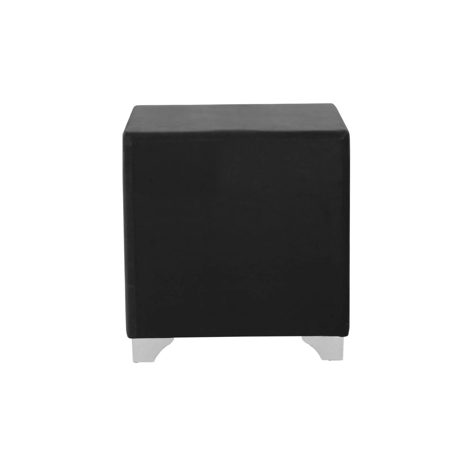 Melody 2 Drawer Upholstered Nightstand Grey - Image 3