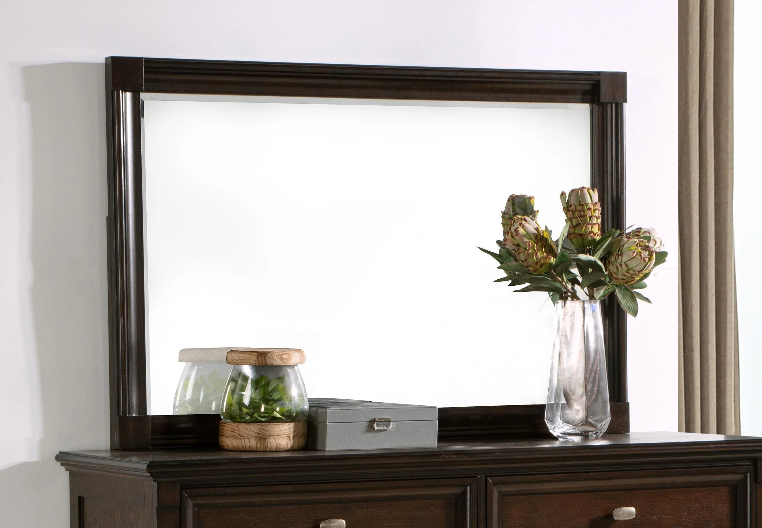 Andover Dresser Mirror Dark Oak - Image 2