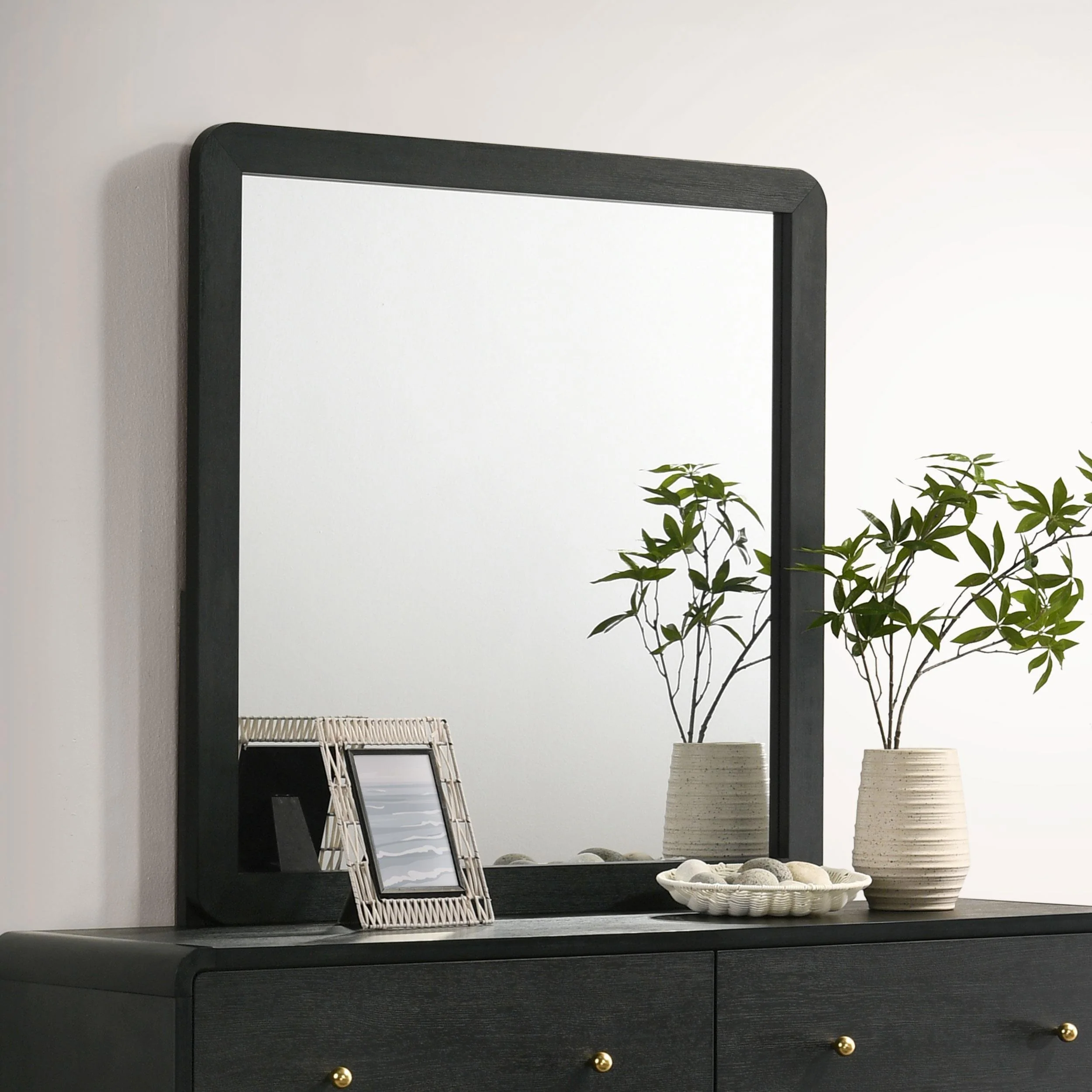 Cavelle Dresser Mirror Black - Image 2