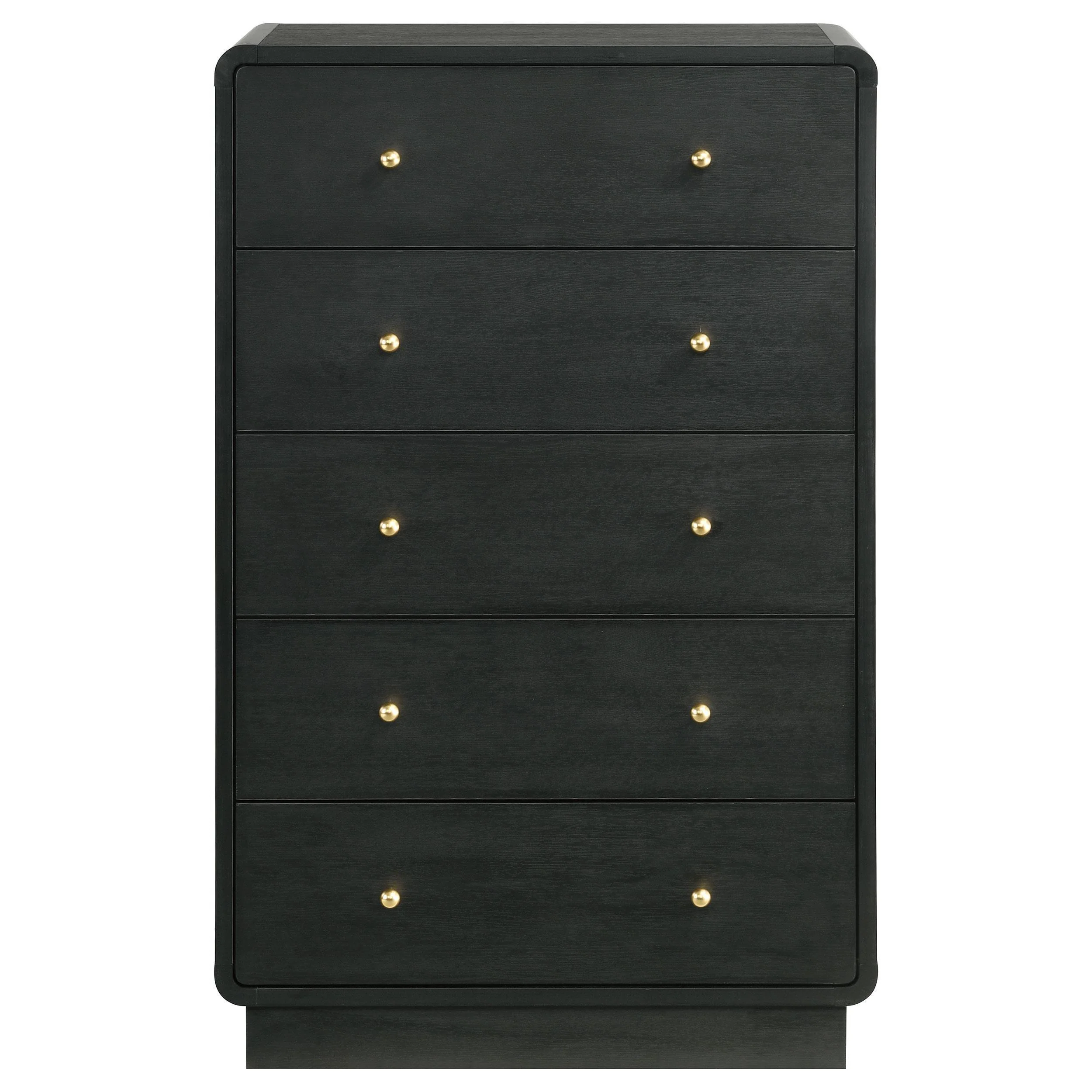 Cavelle 5-drawer Chest of Drawers Black - Image 3