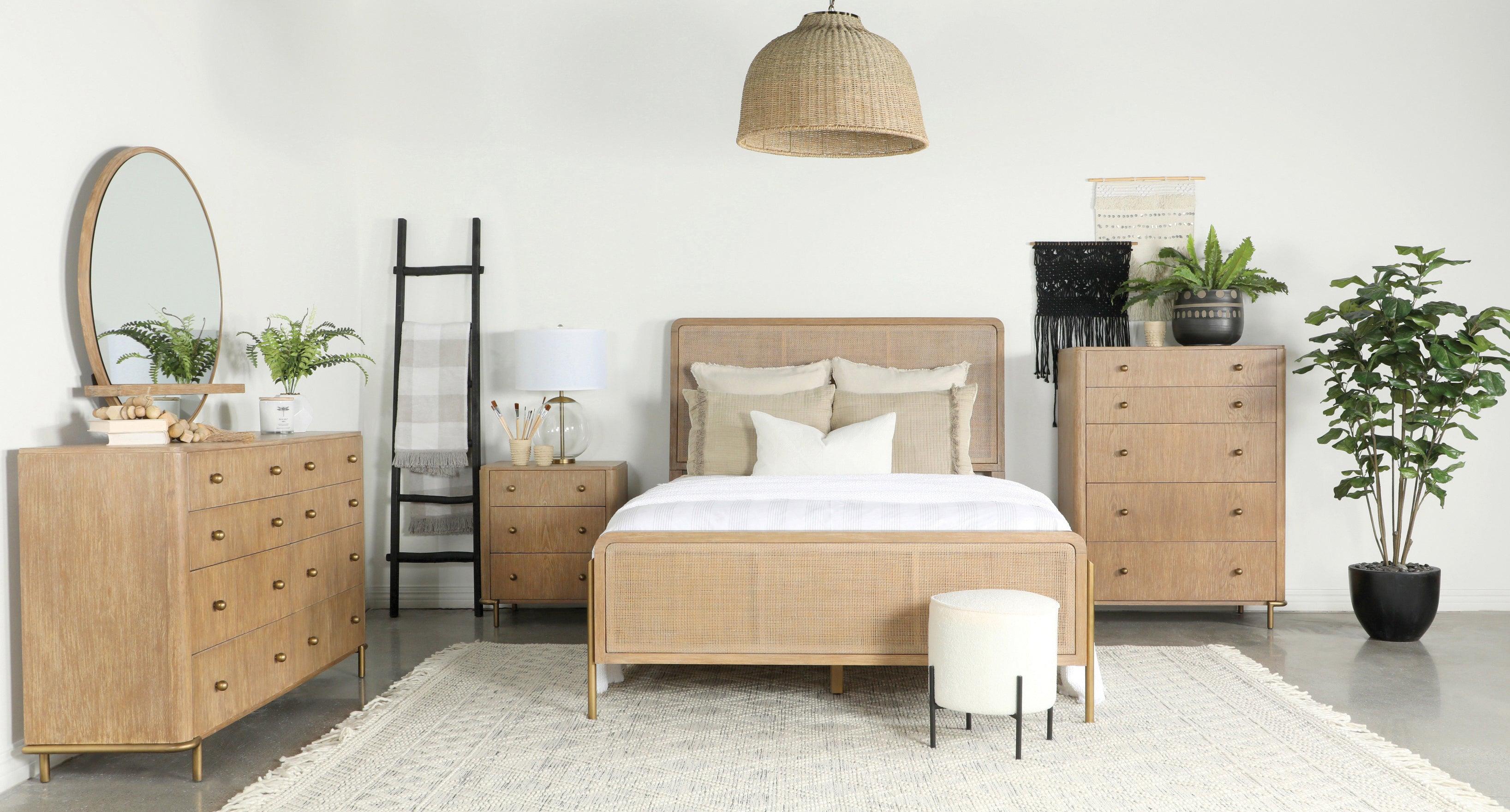 Arini 5 Drawer Chest Sand Wash - Image 3