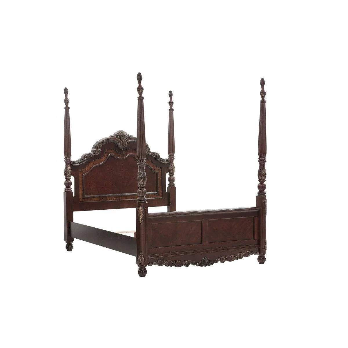 Deryn Park Cherry Walnut Poster King Bed - Image 2