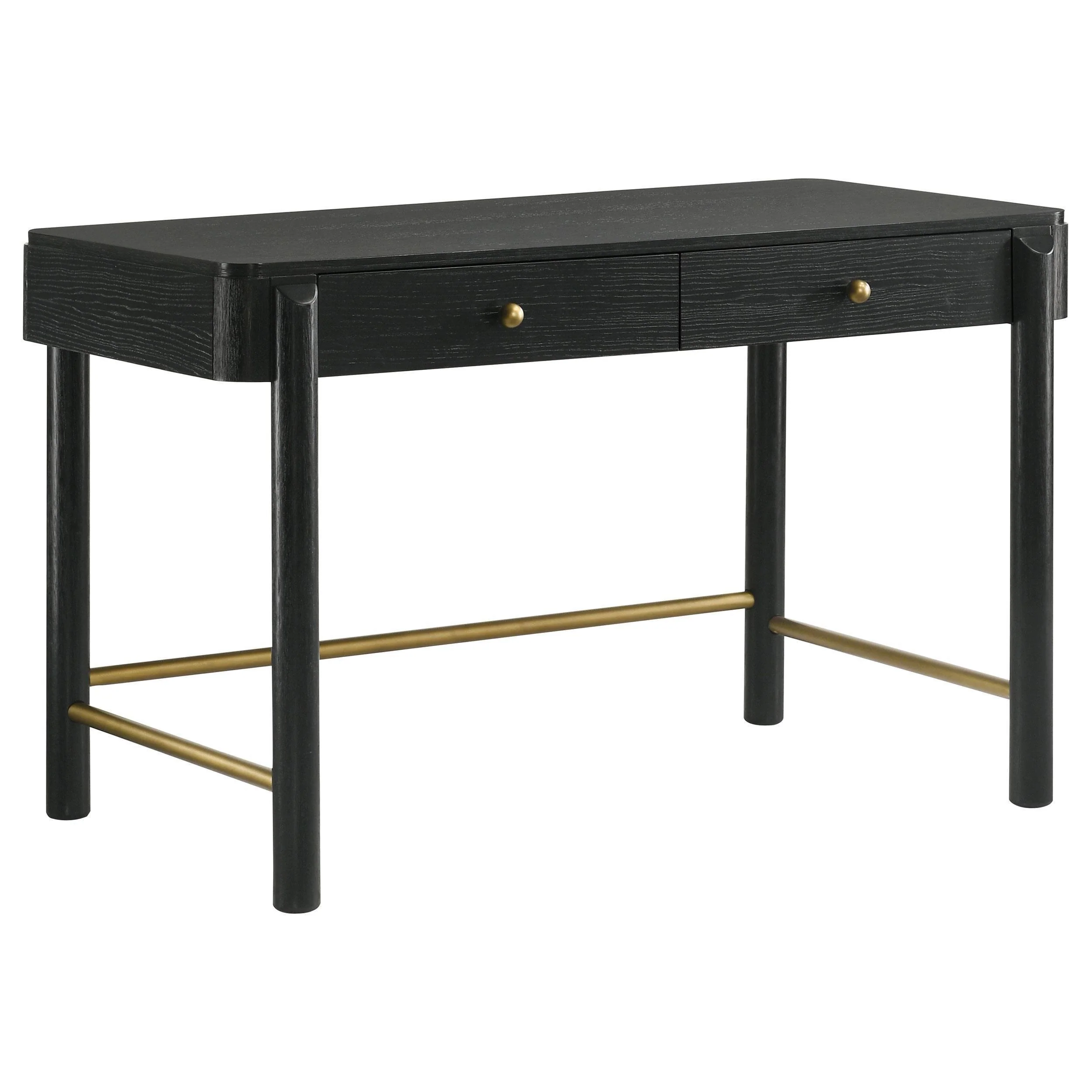 Arini Arini 2-Piece Makeup Vanity Table Mirror Set Black 224337-SET - Image 2