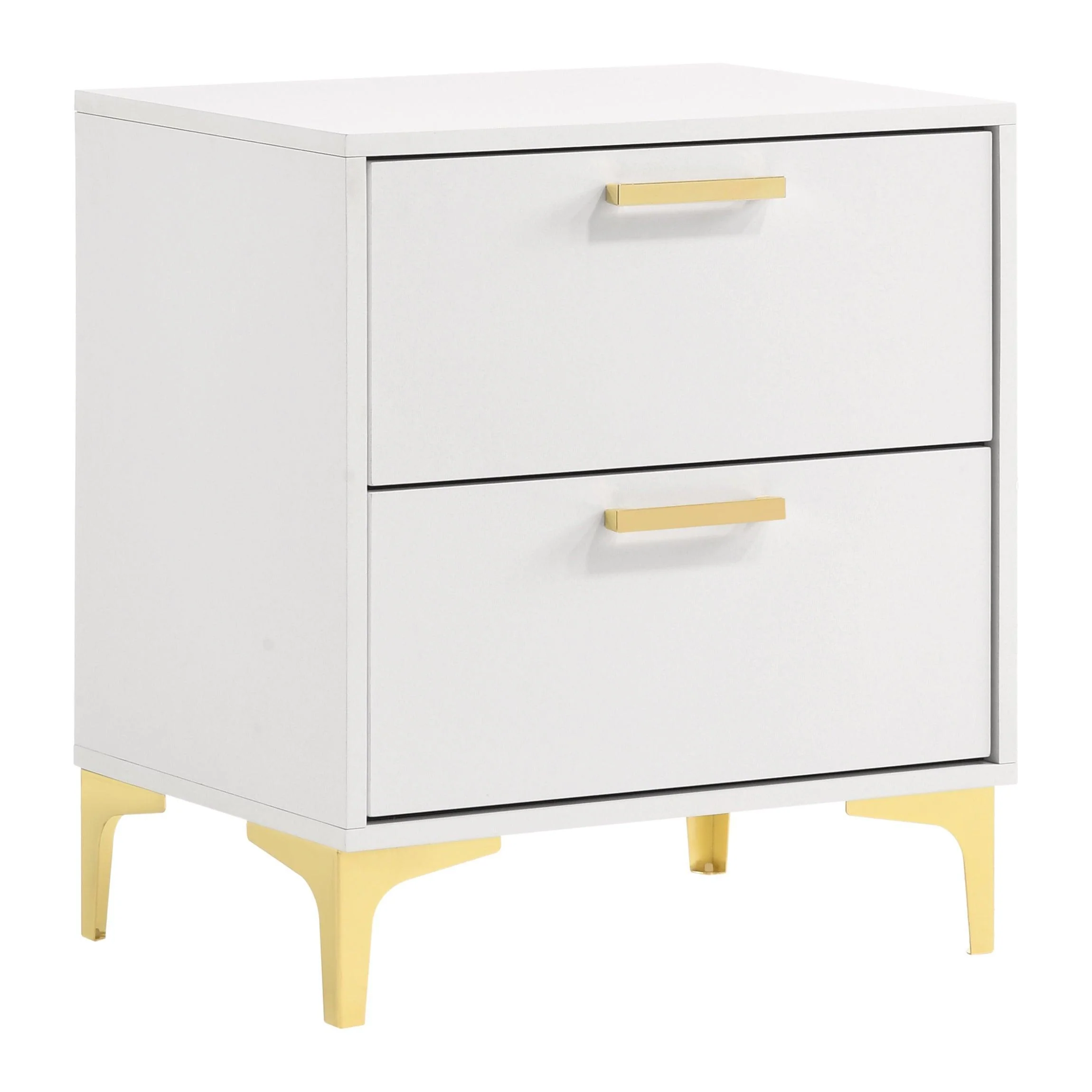 Kendall 2 Drawer Nightstand White - Image 2