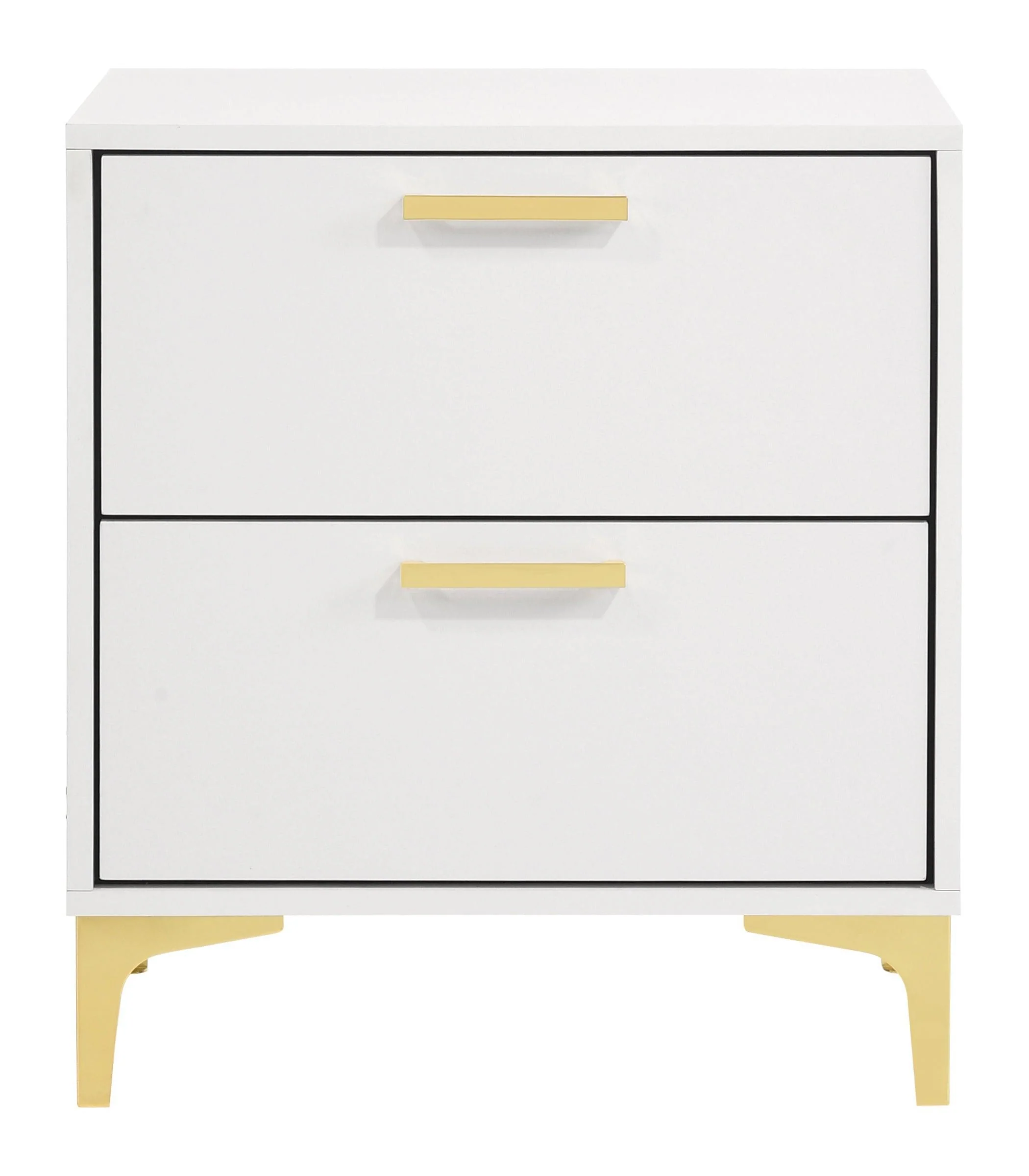 Kendall 2 Drawer Nightstand White - Image 3