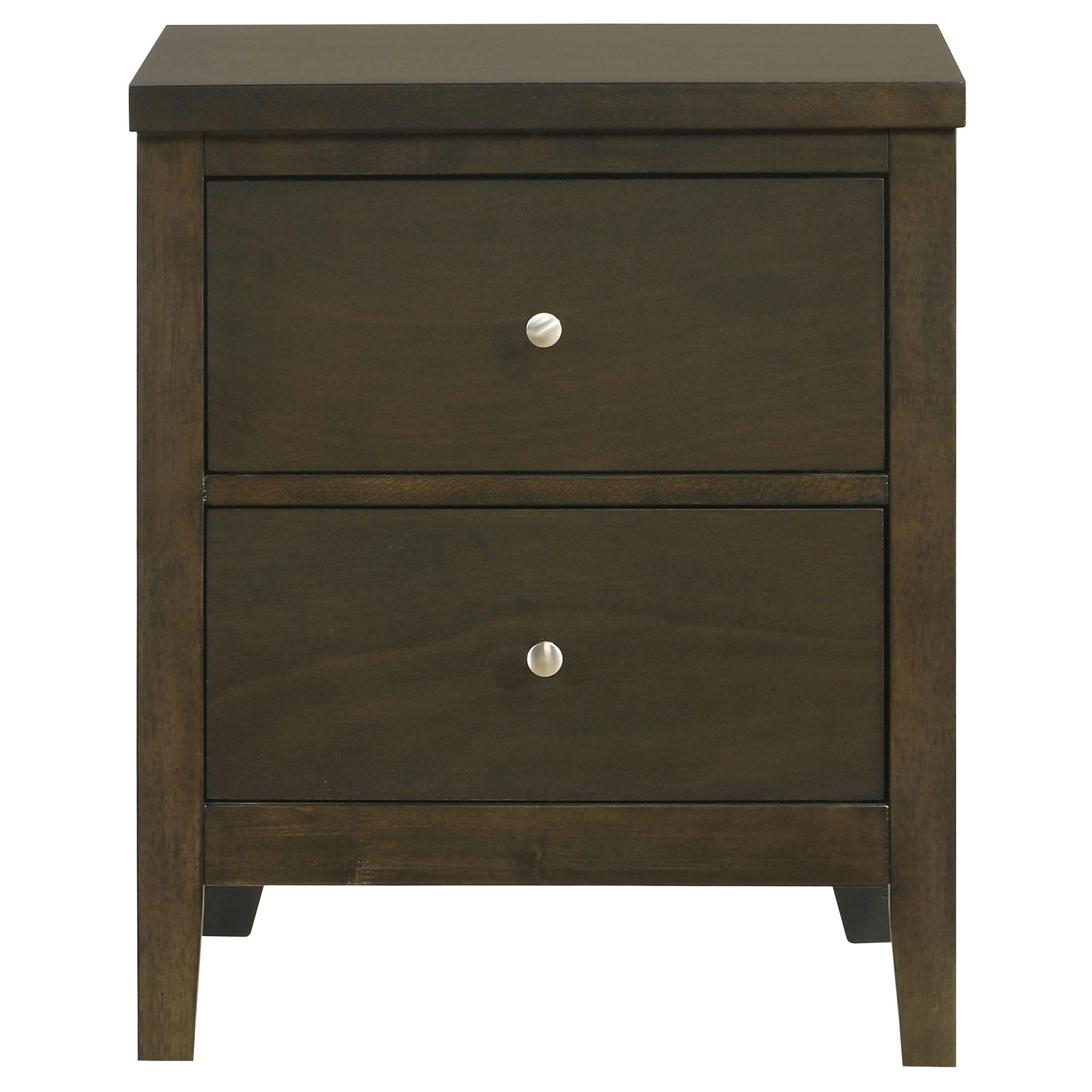 Wilkes 2-drawer Nightstand Bedside Table Dark Cocoa - Image 3