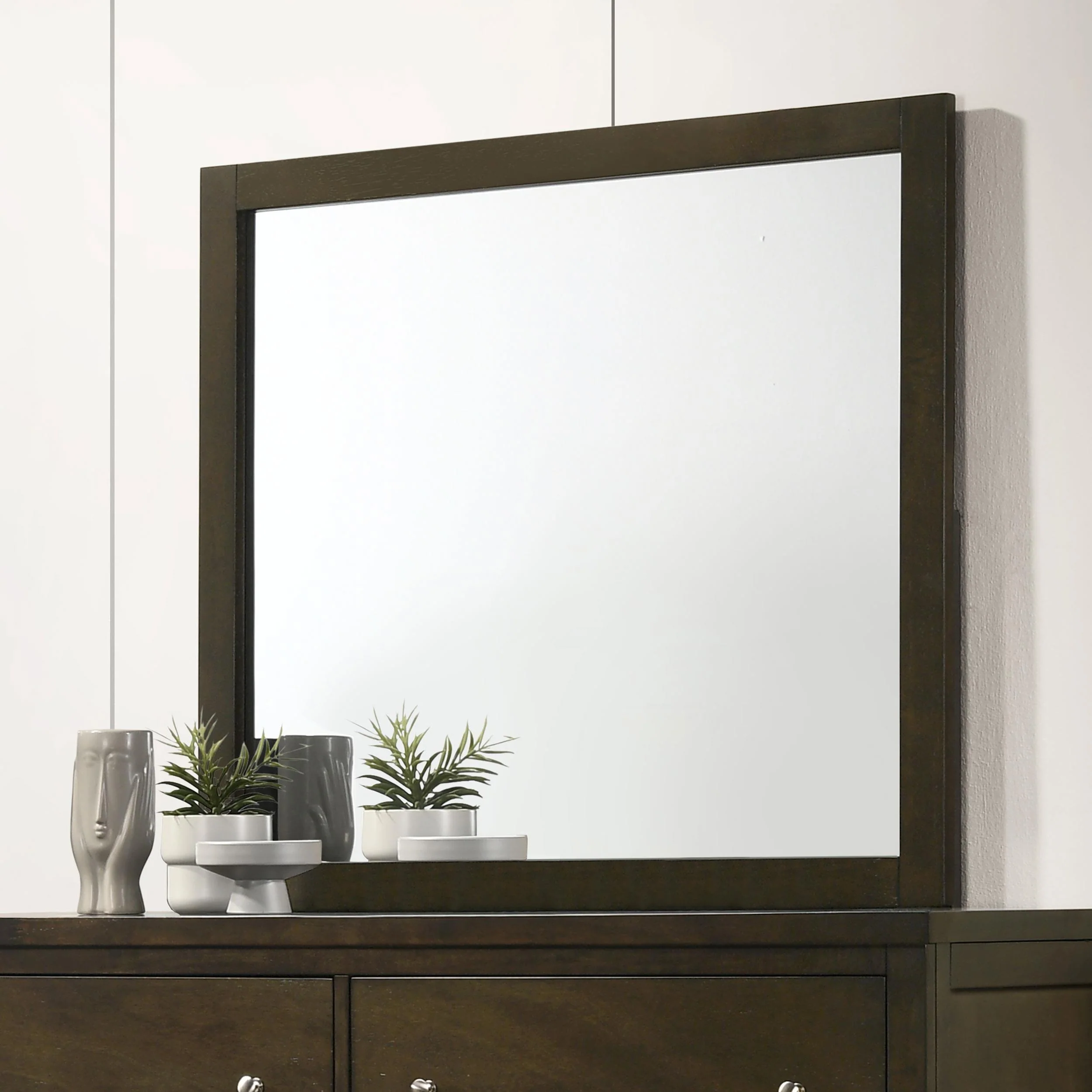 Wilkes Dresser Mirror Dark Cocoa - Image 2