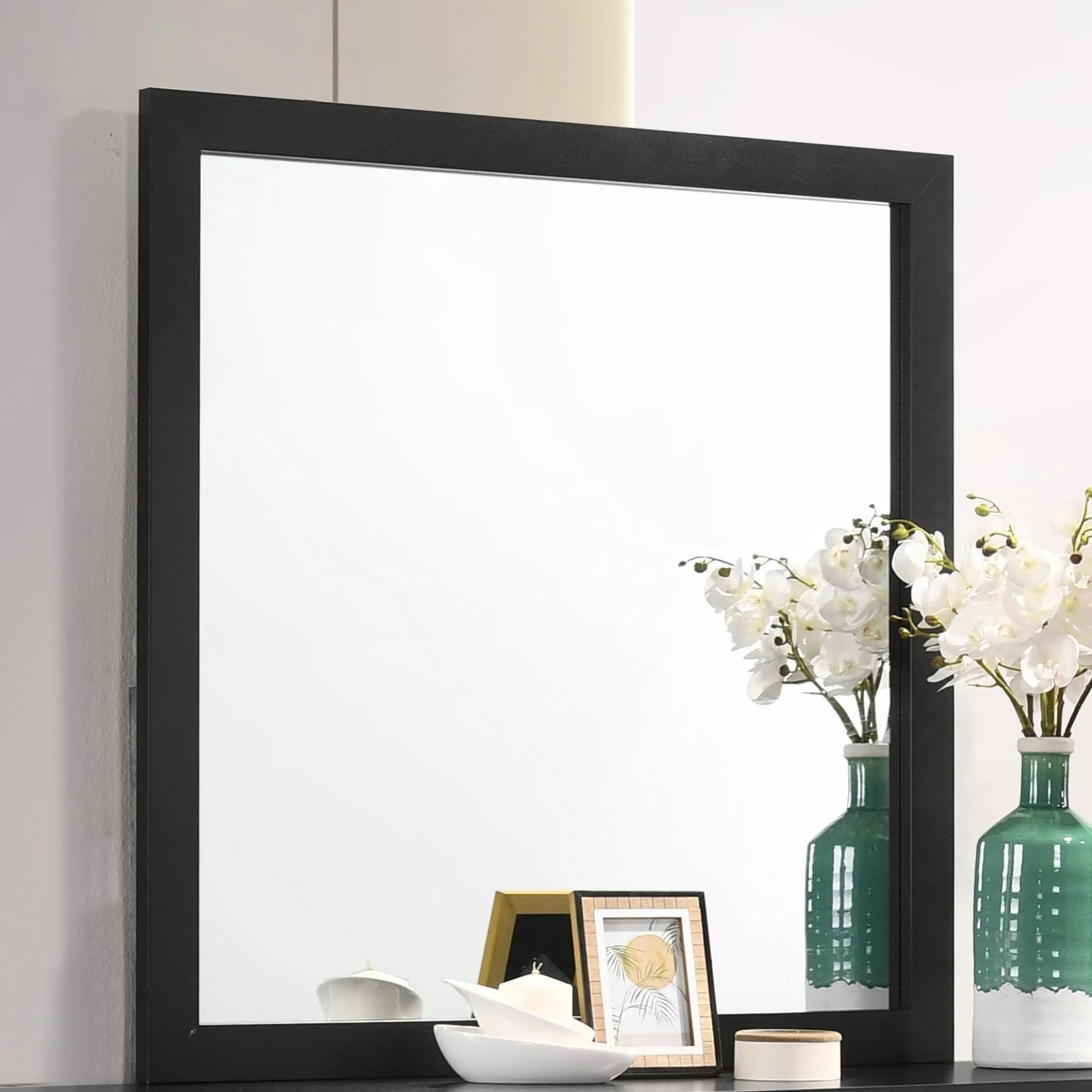 Kendall Square Dresser Mirror Black - Image 2