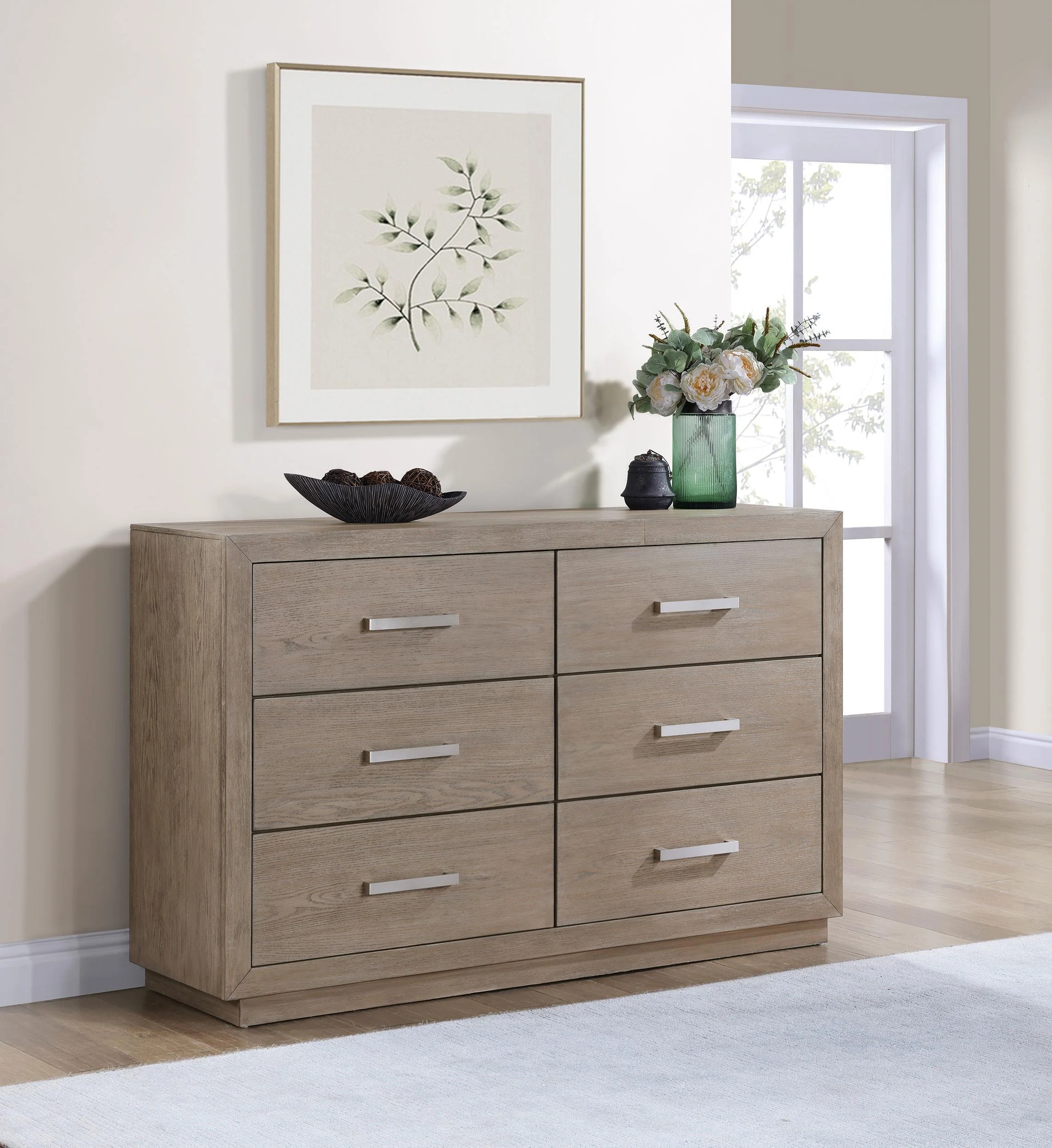 Kenora 6-drawer Dresser Barley Brown - Image 2
