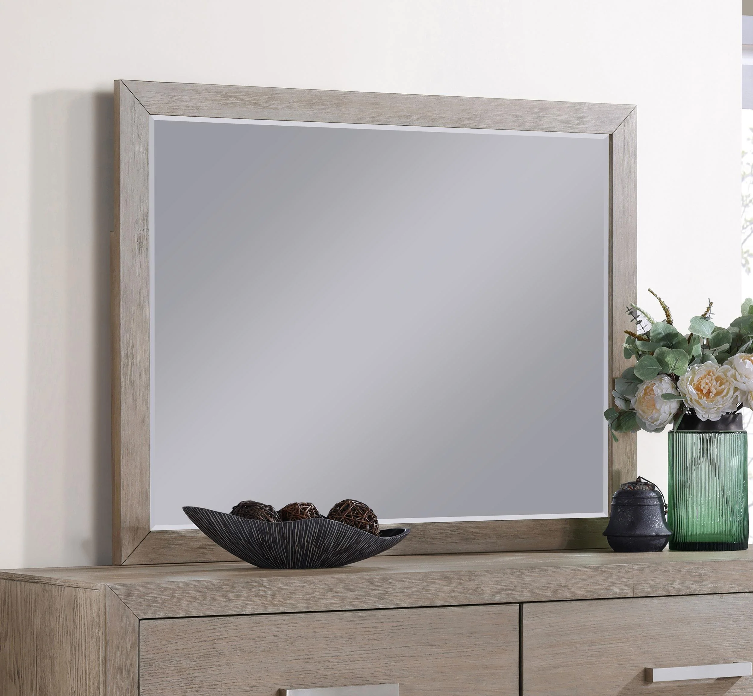 Kenora 6-drawer Dresser Mirror Barley Brown - Image 2