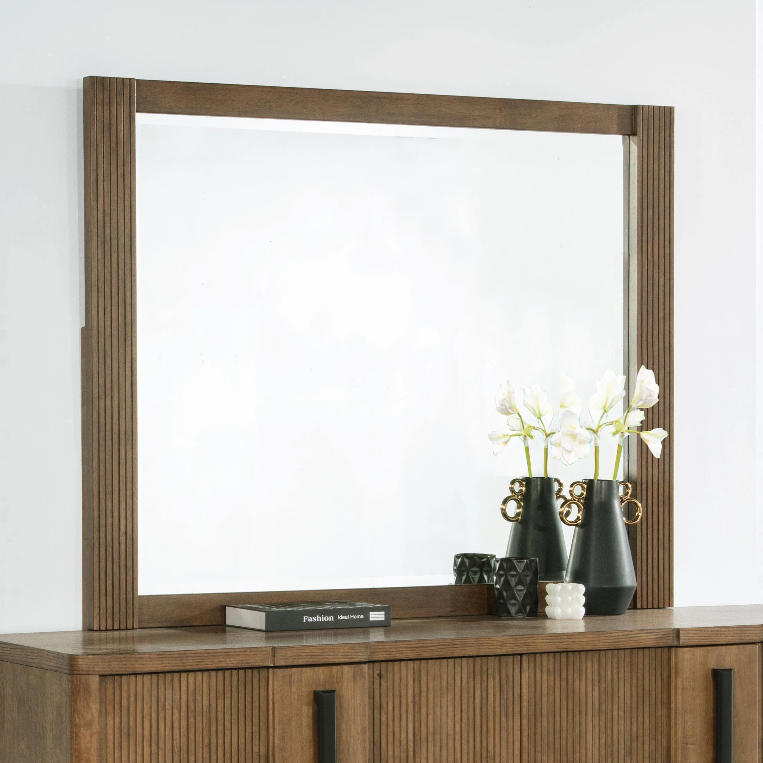 Terrace Dresser Mirror Ash Brown - Image 2