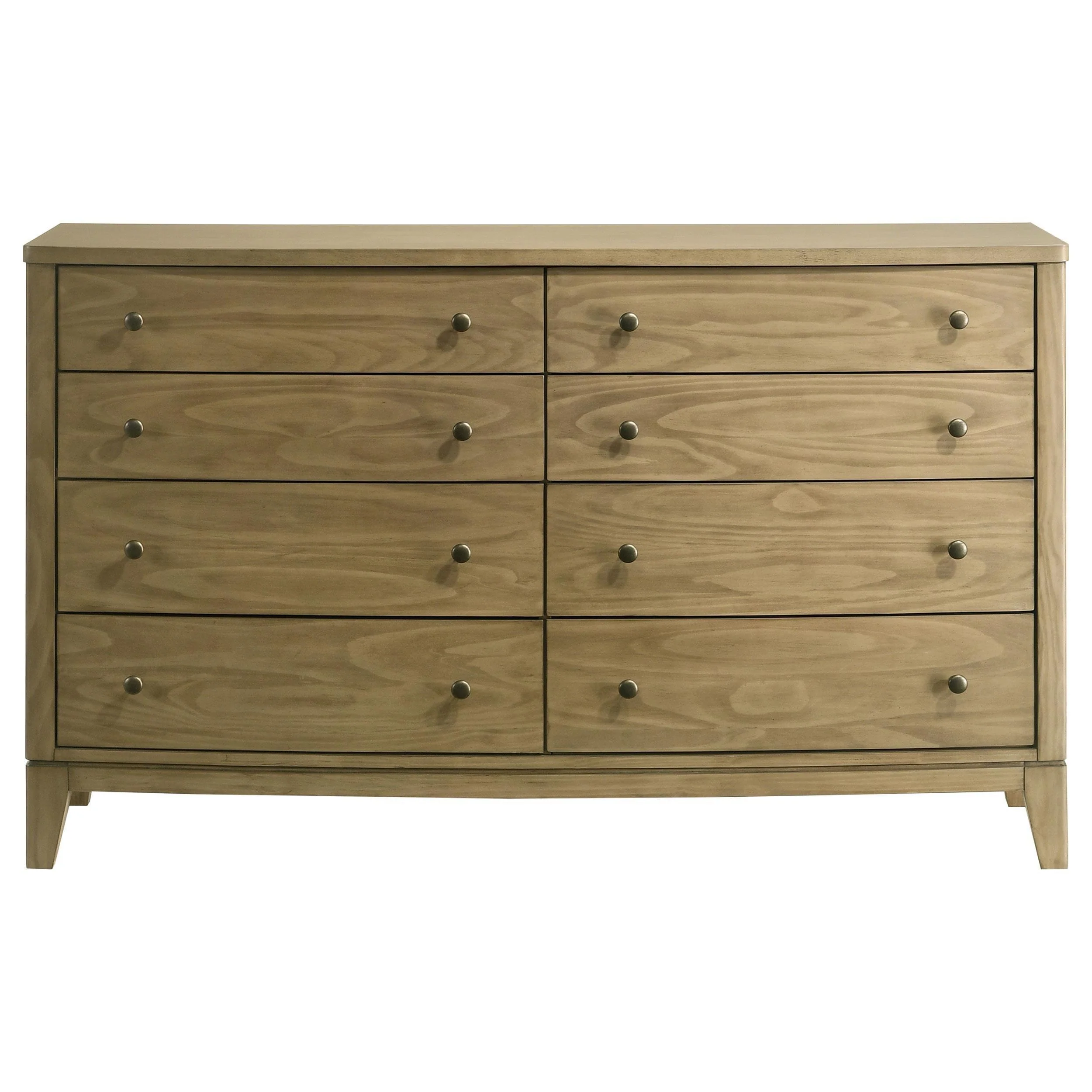 Granada 8 Drawer Dresser Cabinet Natural Pine - Image 3