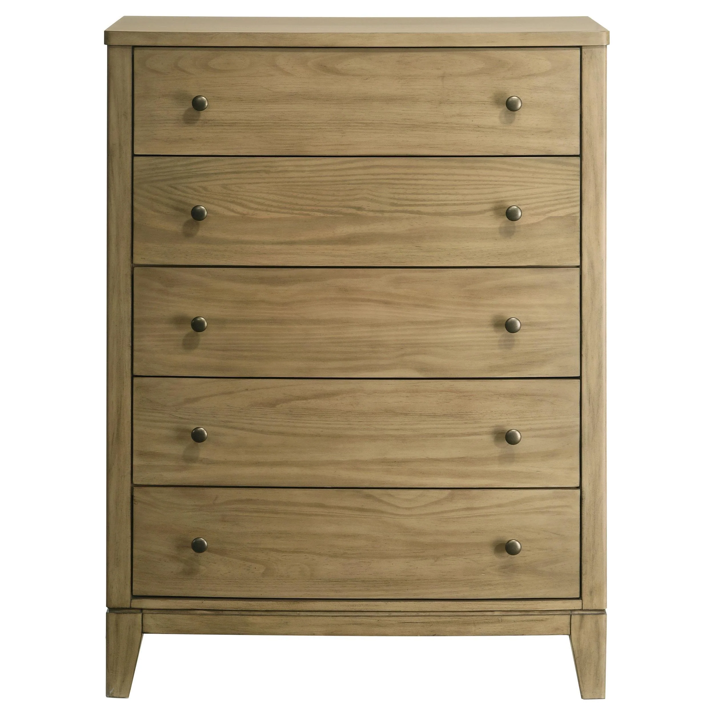 Granada 5 Drawer Bedroom Chest Of Drawers Natural Pine - Image 3