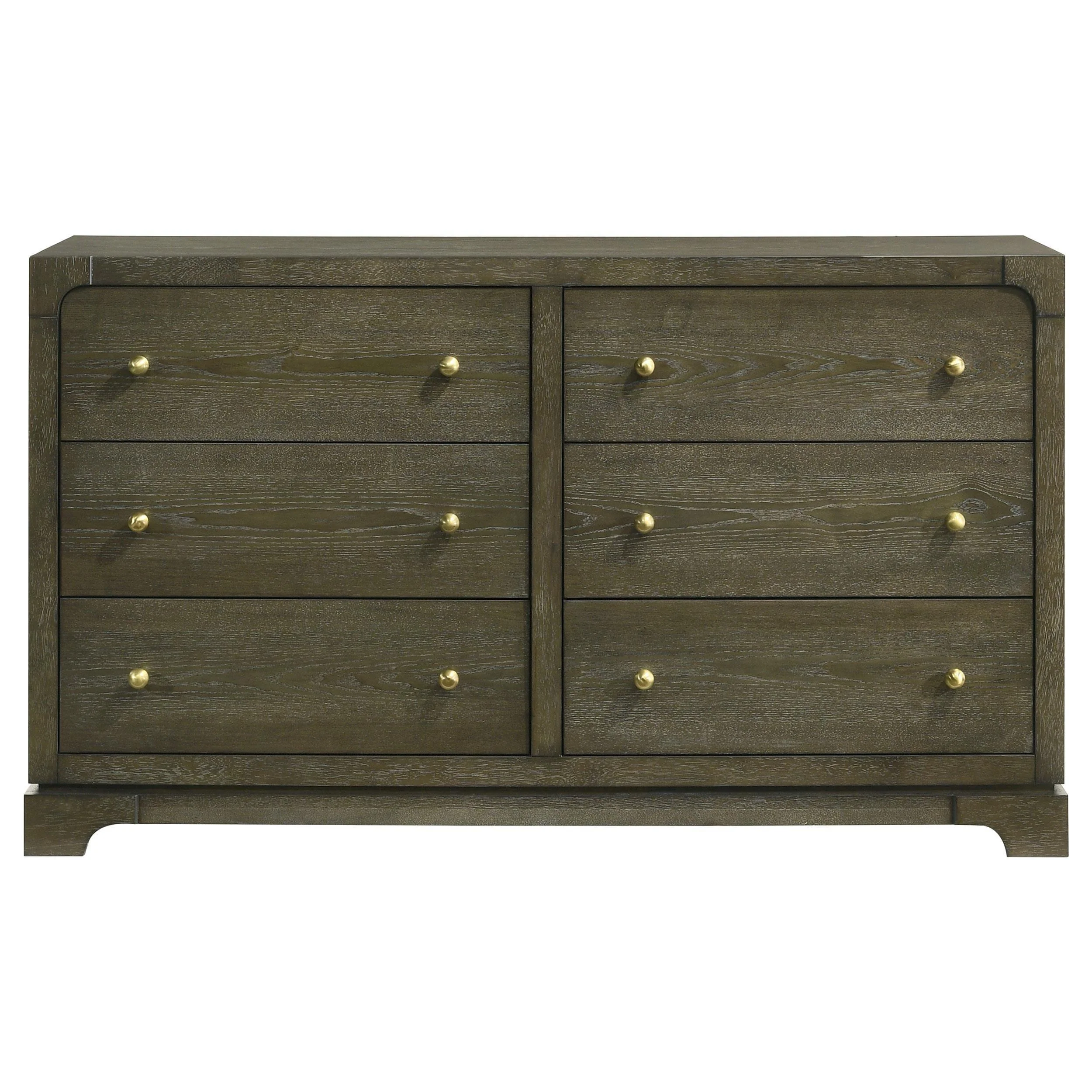 Gran Park 6 Drawer Dresser Cabinet Dark Cocoa - Image 3