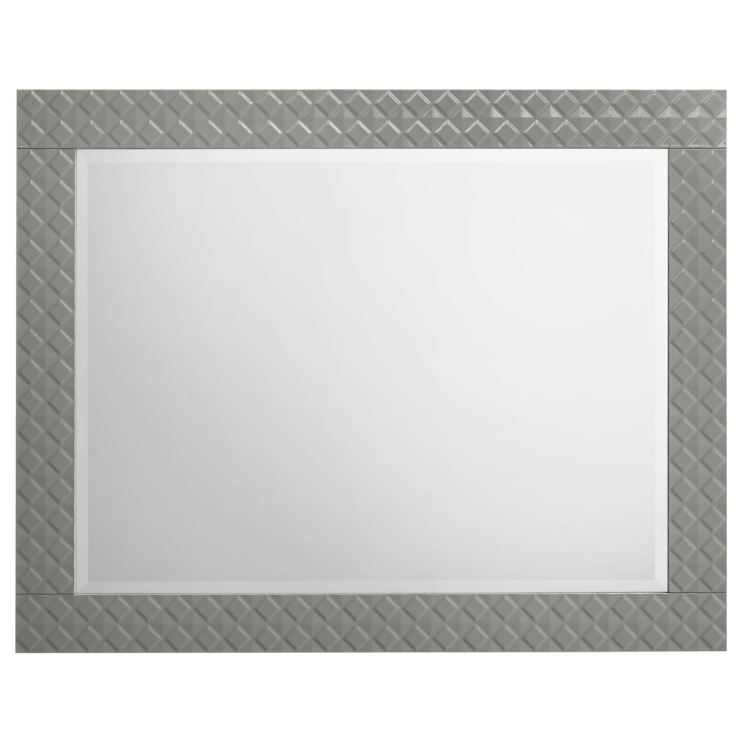 Ives Dresser Mirror Gray High Gloss - Image 3