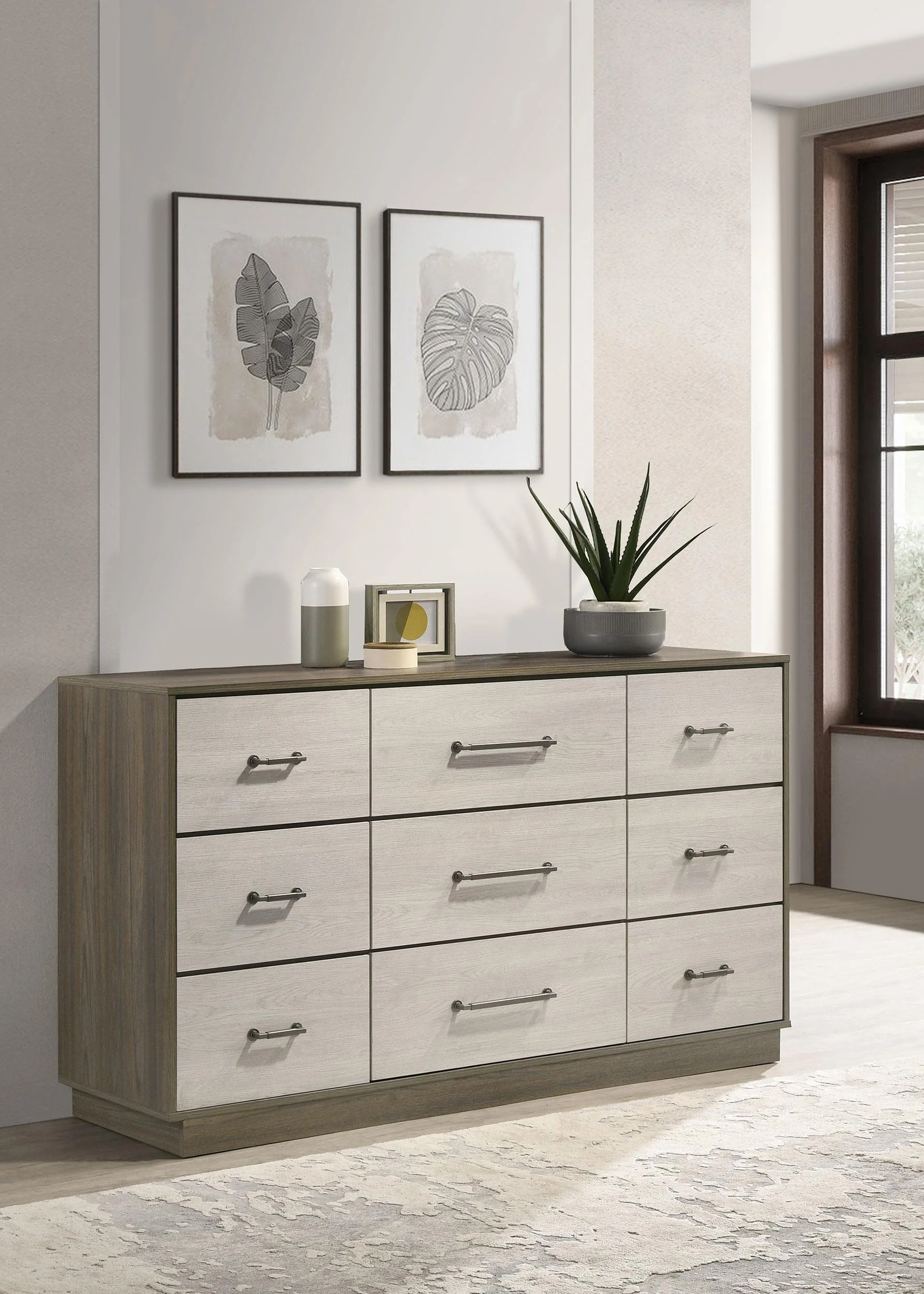 Fenwick 9-drawer Dresser Gray Oak 224983 - Image 2