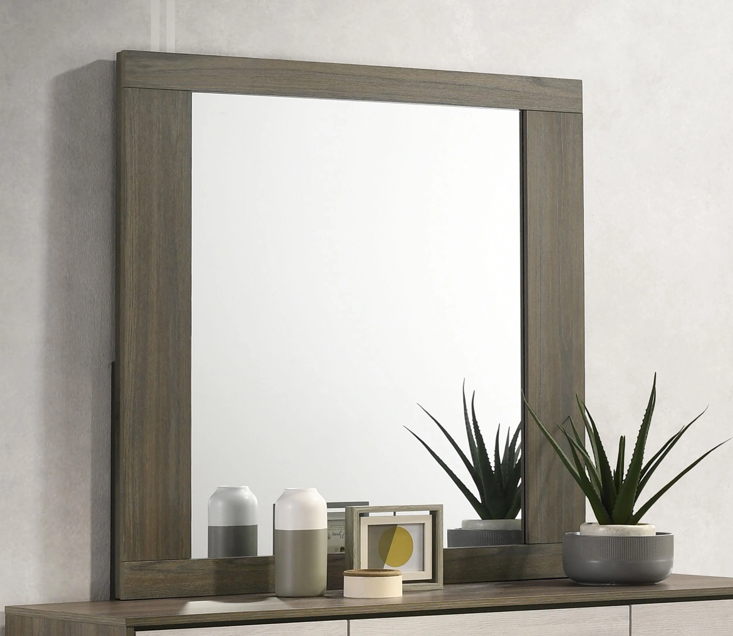 Fenwick Dresser Mirror Gray Oak 224984 - Image 2