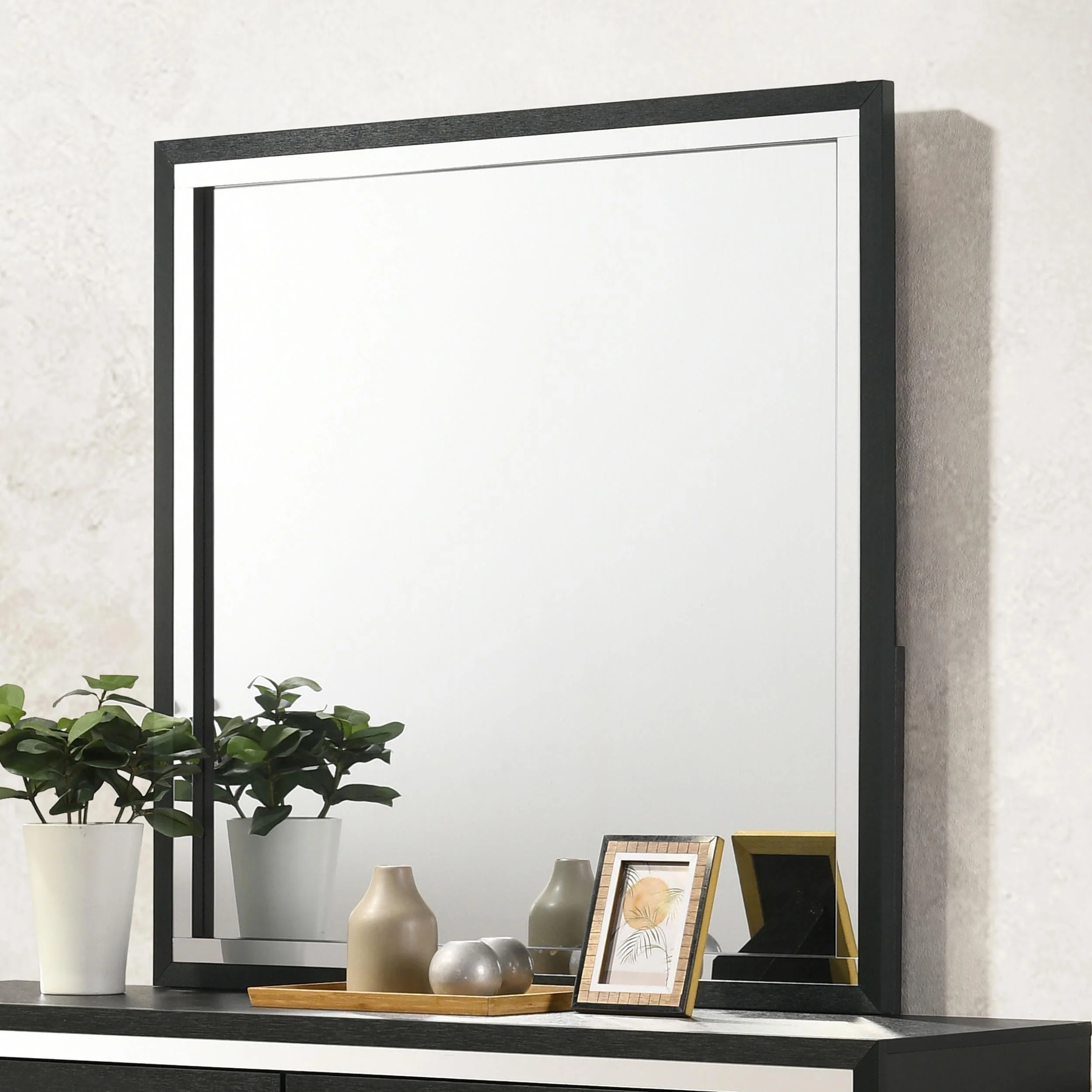 Lucia Dresser Mirror Black - Image 2