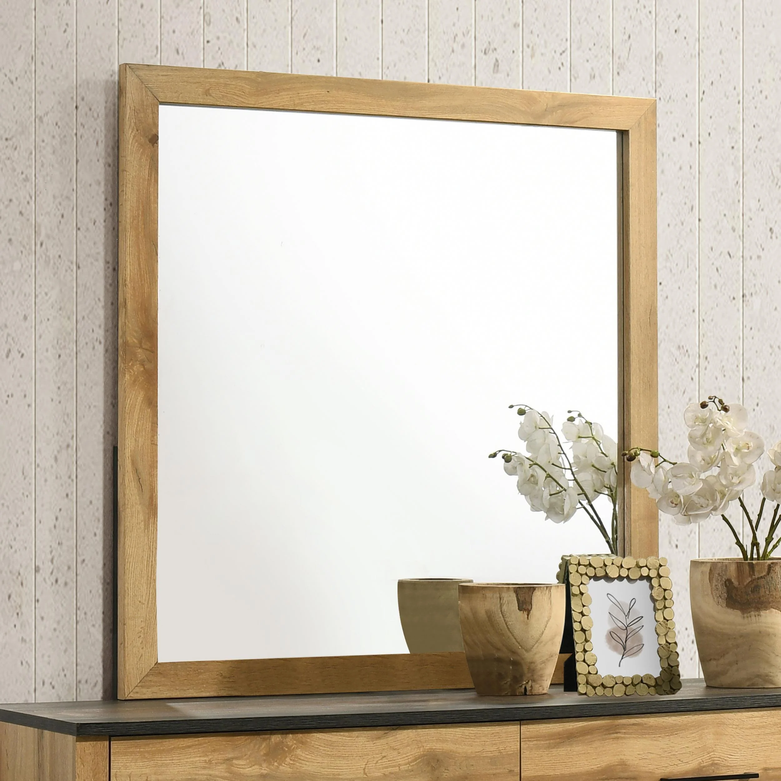 Kaywood Dresser Mirror Natural Pine - Image 2