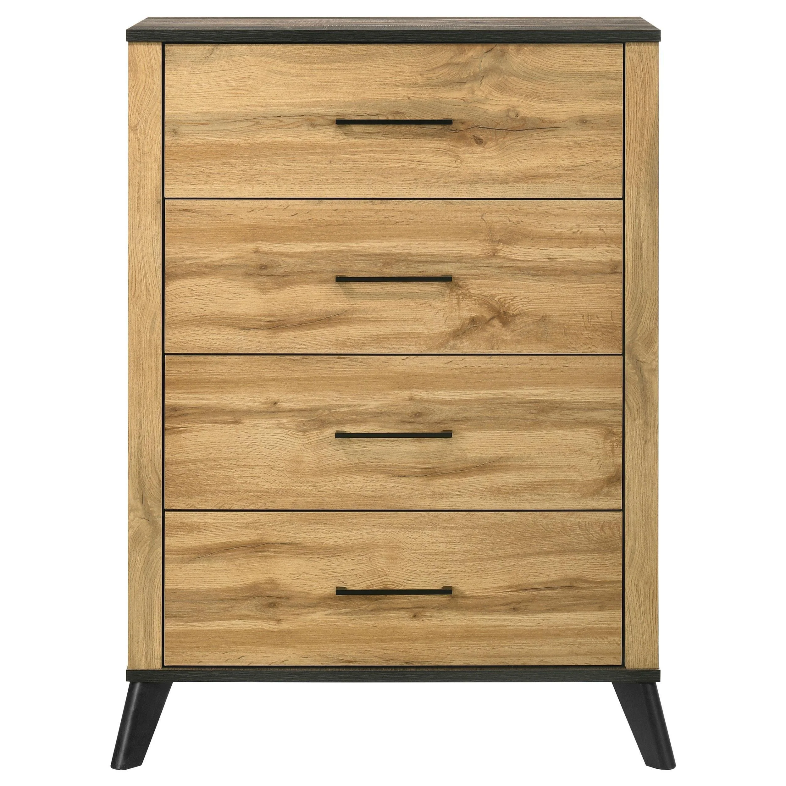 Kaywood 4-drawer Bedroom Chest of Drawers Natural Pine - Image 3