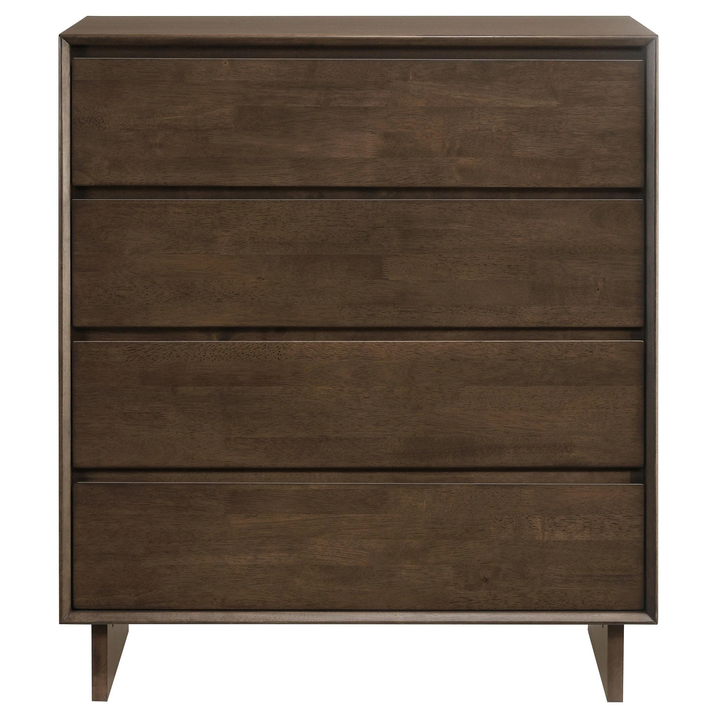 Glenwood 4-drawer Chest of Drawers Warm Brown - Image 3