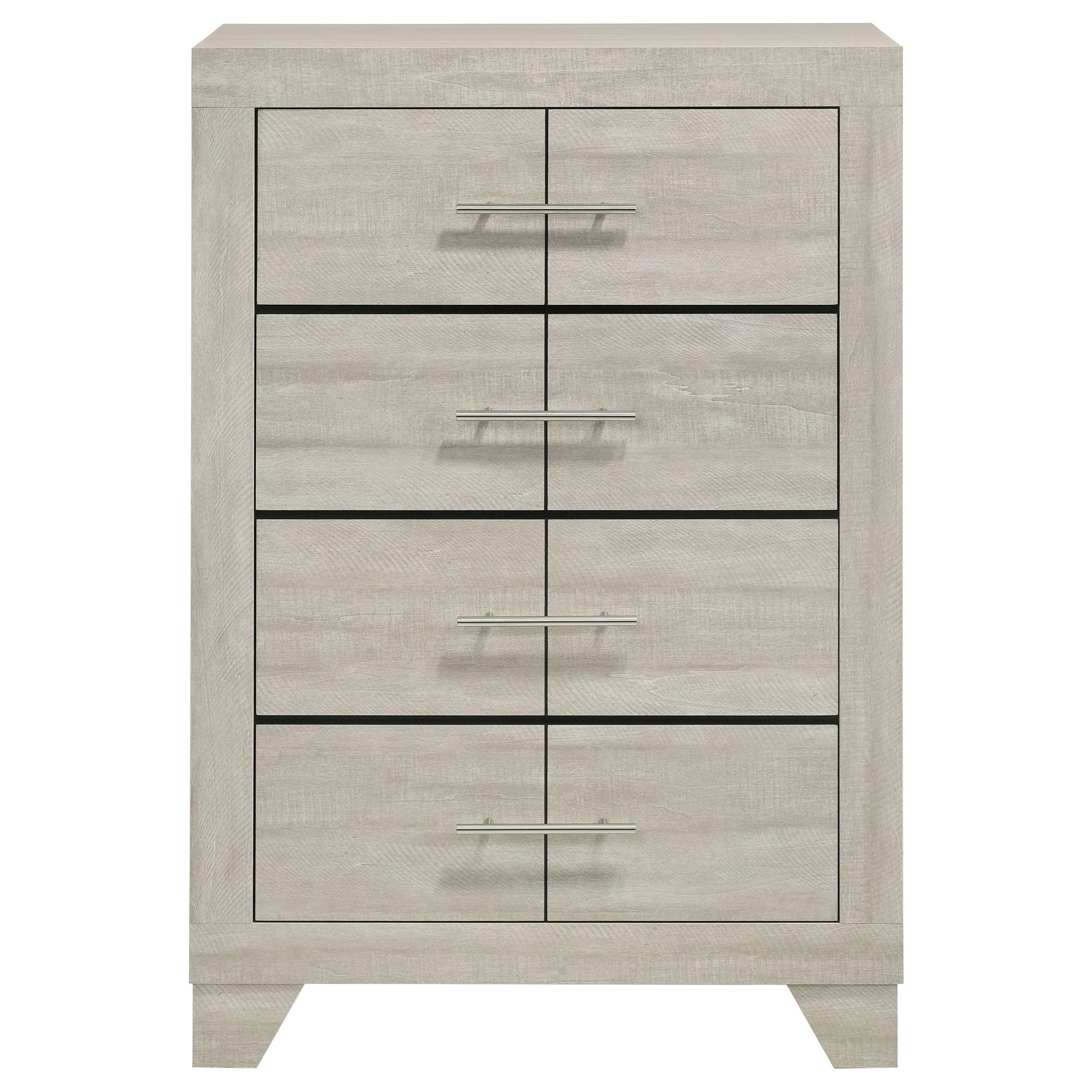 Trenton 4-drawer Bedroom Chest of Drawers Rustic Cream - Image 3