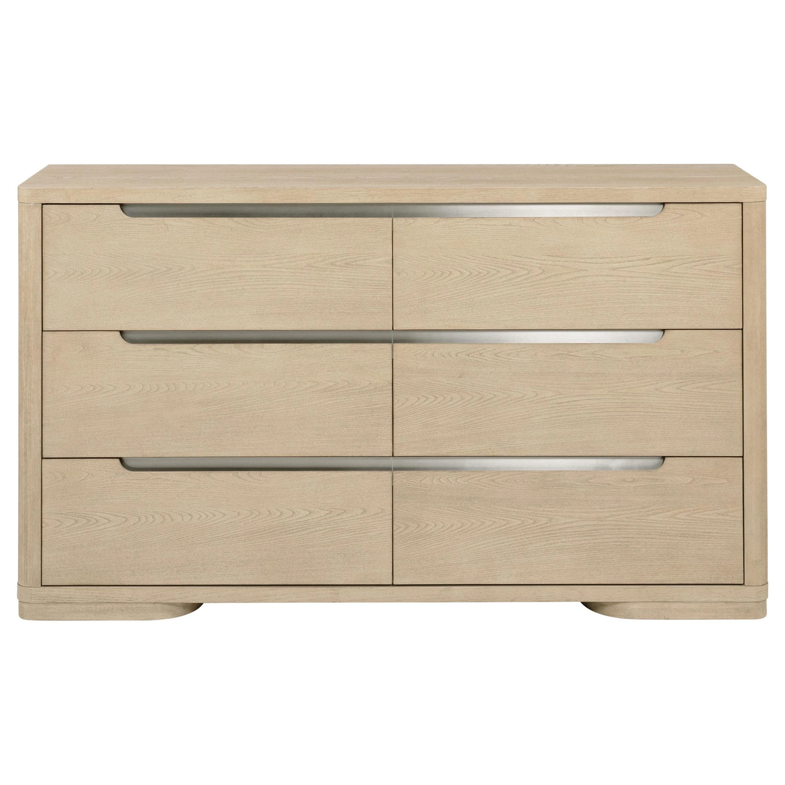 Ladera 6-drawer Bedroom Dresser Light Elm - Image 3