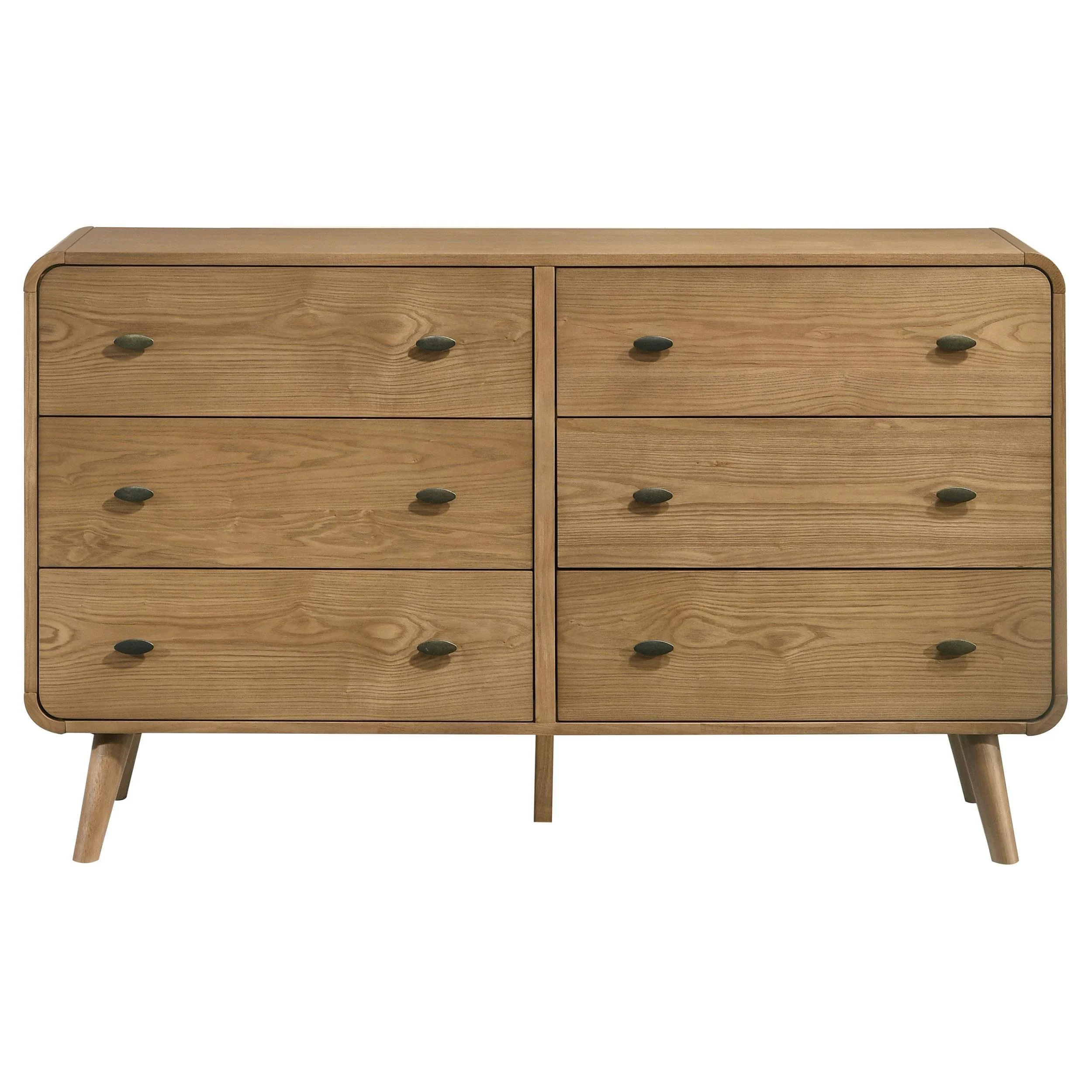 Robyn 6-drawer Bedroom Dresser Light Ash - Image 3