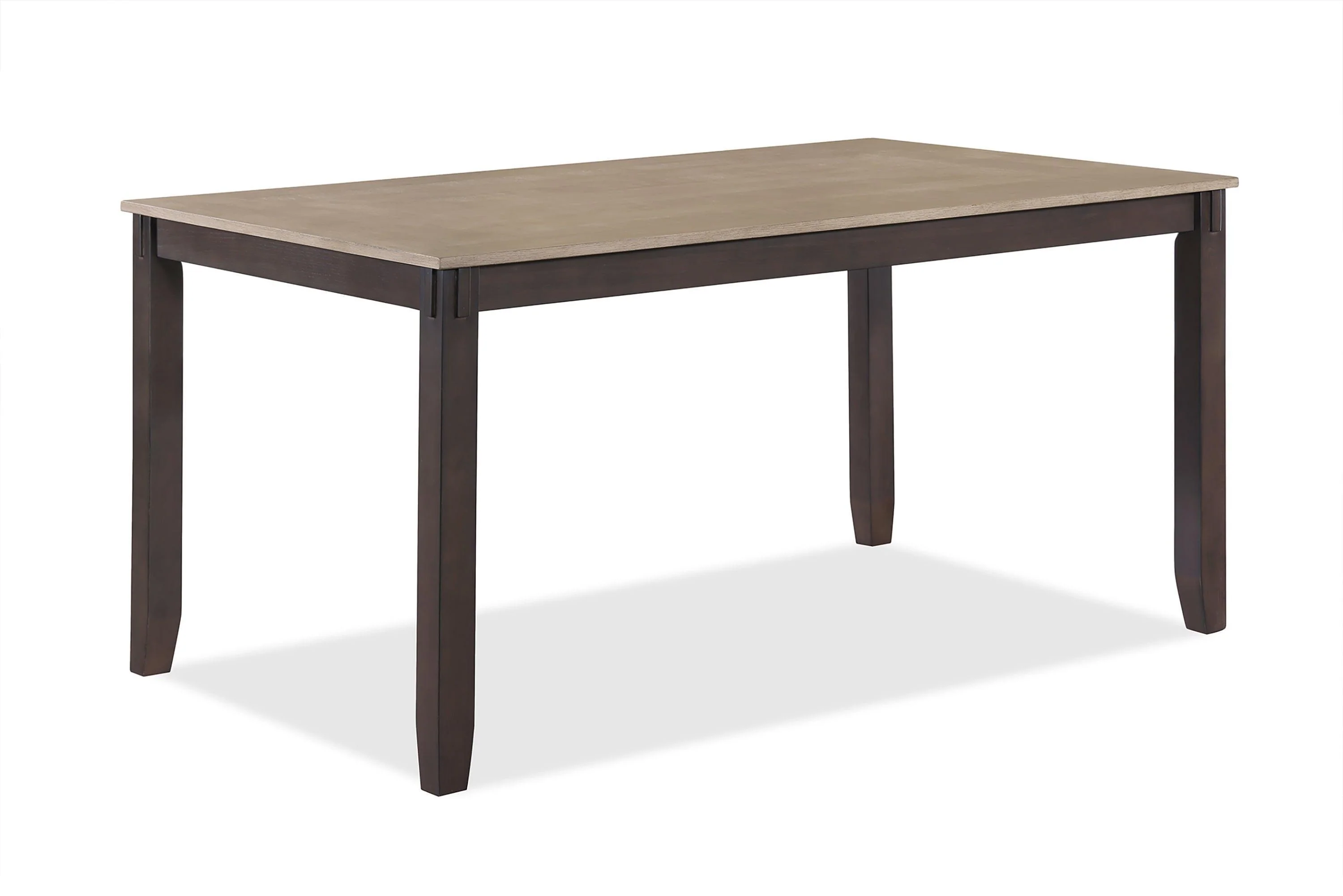 Branson Beige Brown Fabric Upholstered Dining Room Set - Image 2
