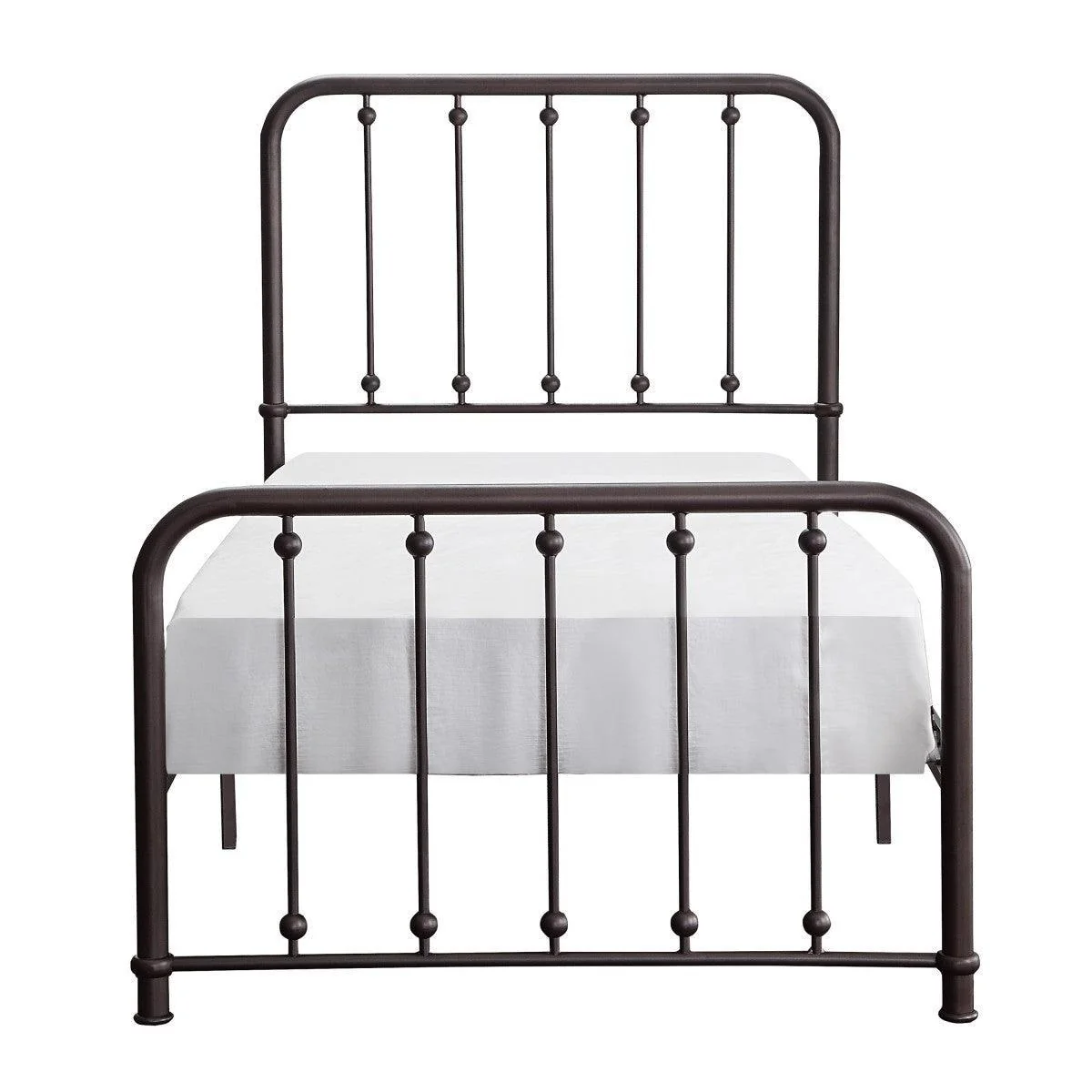Larkspur Dark Bronze Platform Twin Bed - Image 1