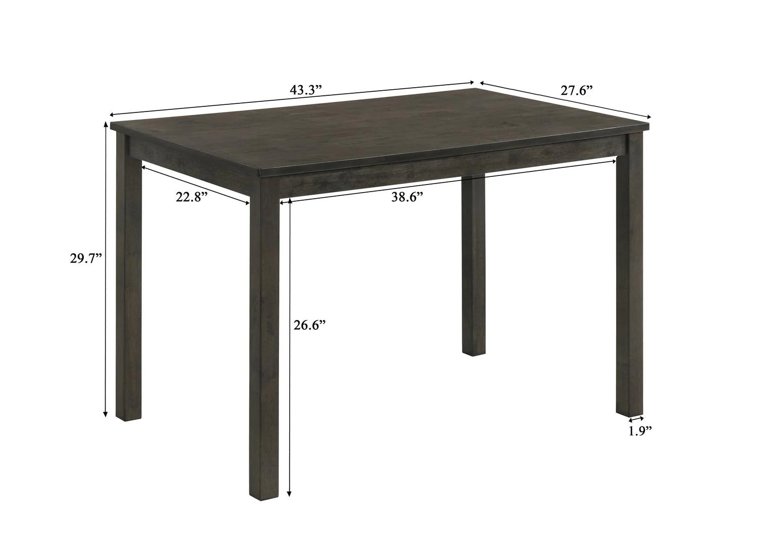 Melshire Brown Gray Rectangular Dining Room Set - Image 3