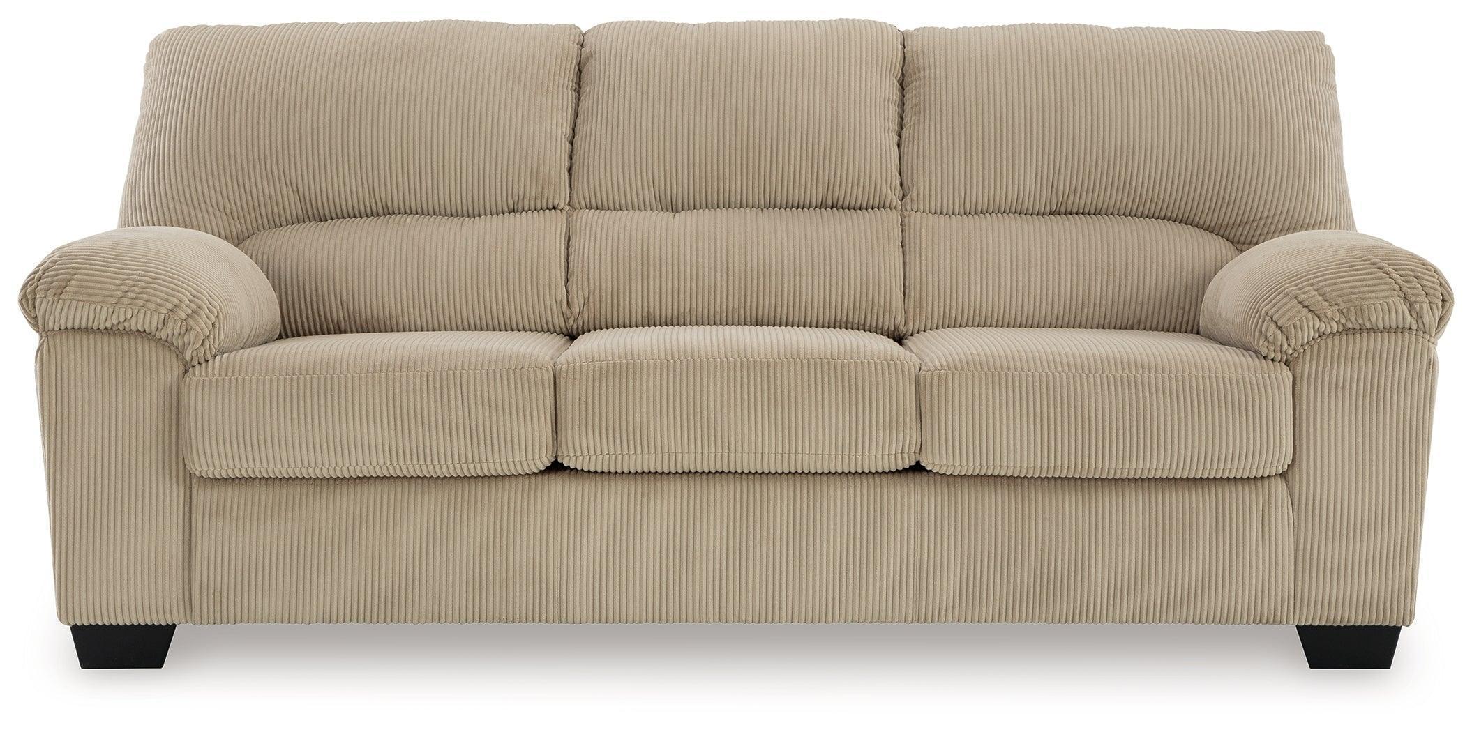SimpleJoy Sand Chenille,Velvet Sofa - Image 3