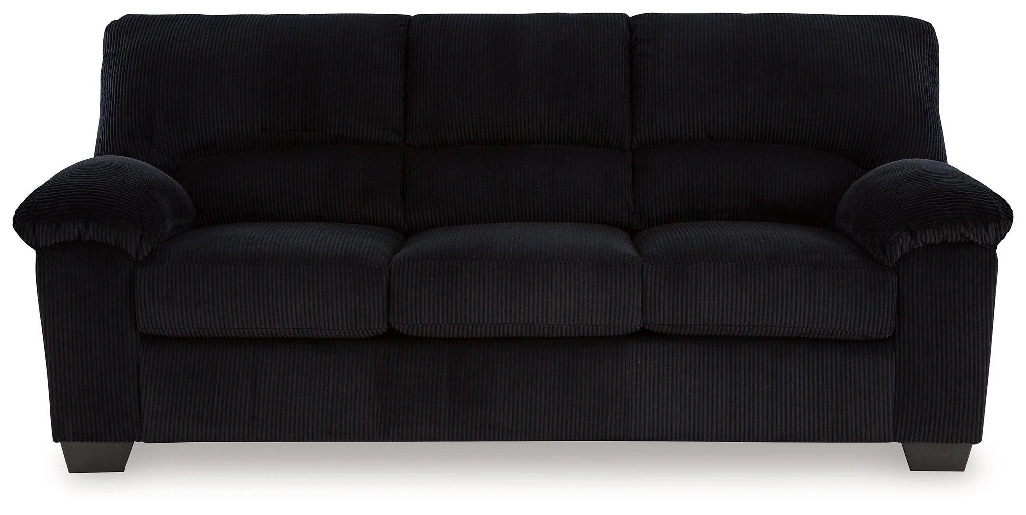 SimpleJoy Onyx Chenille,Velvet Sofa - Image 3