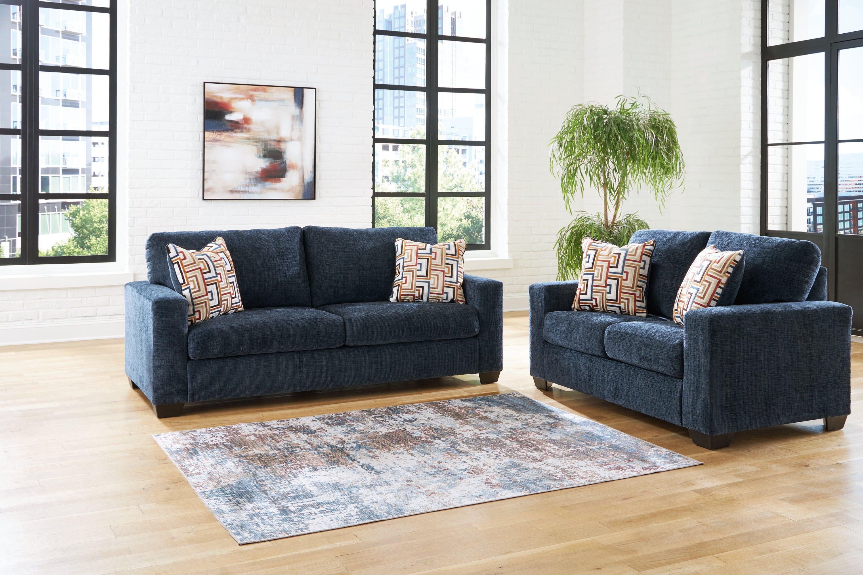 Aviemore Ink Sofa and Loveseat - Image 2