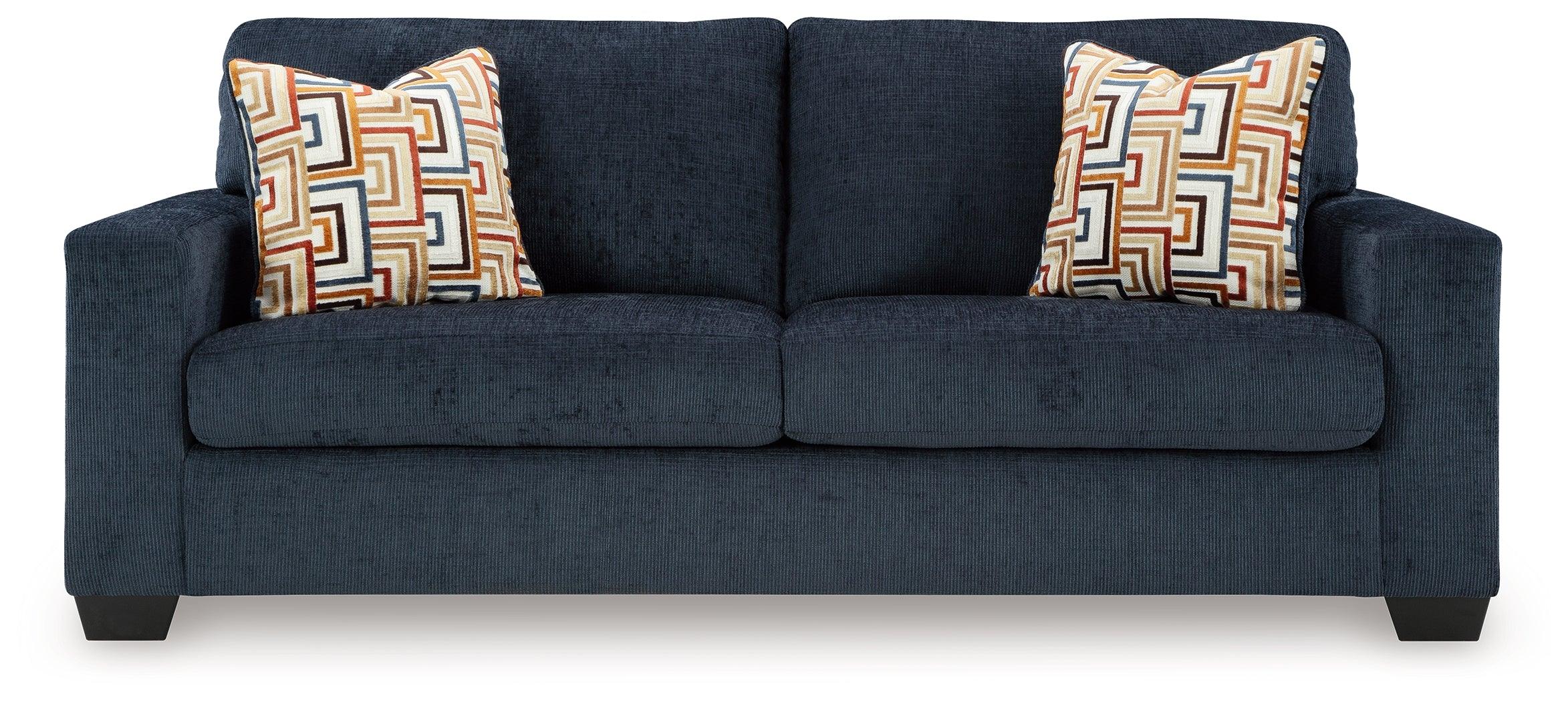 Aviemore Ink Chenille Queen Sofa Sleeper - Image 3