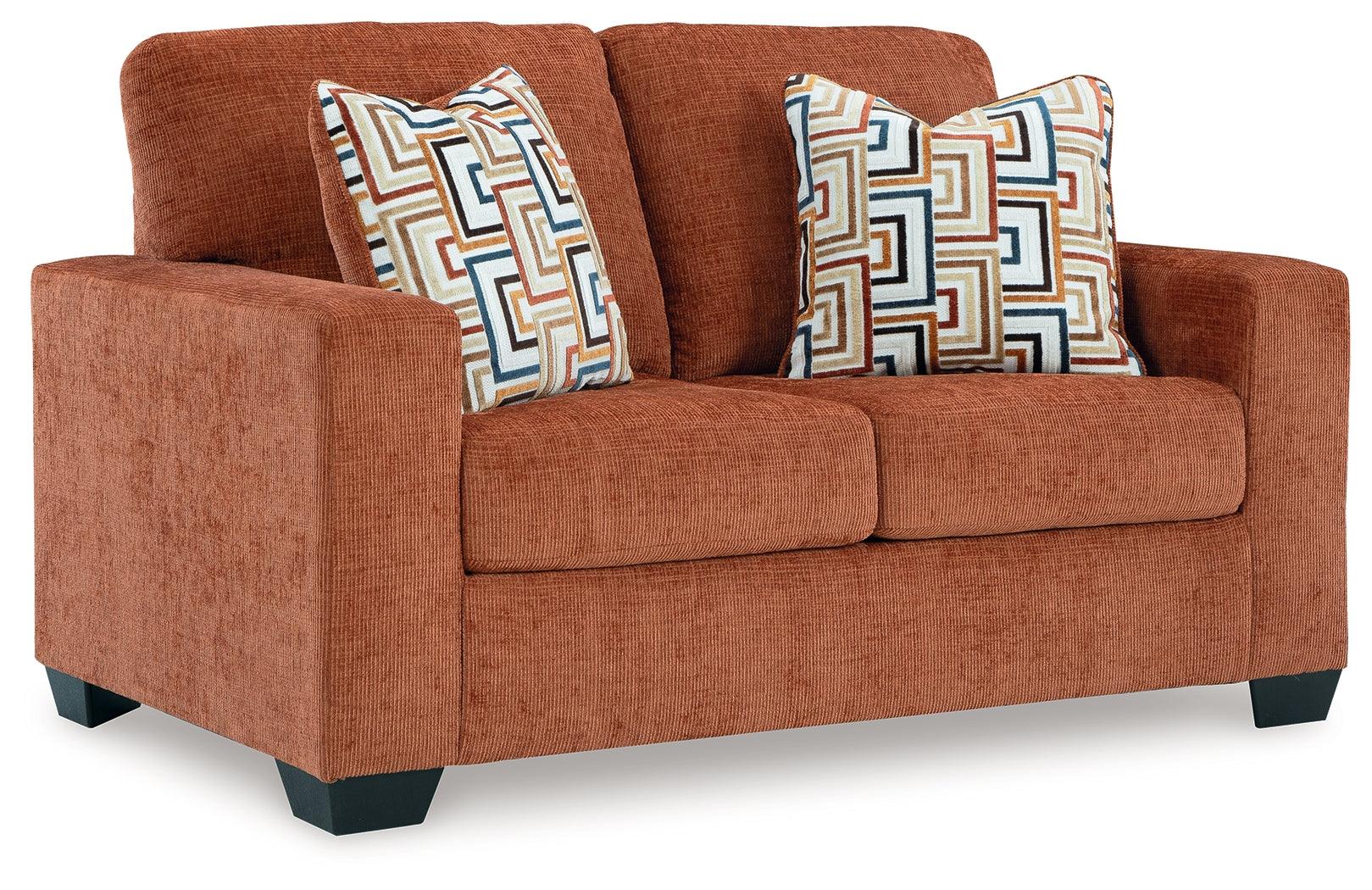 Aviemore Spice Chenille Loveseat - Image 2
