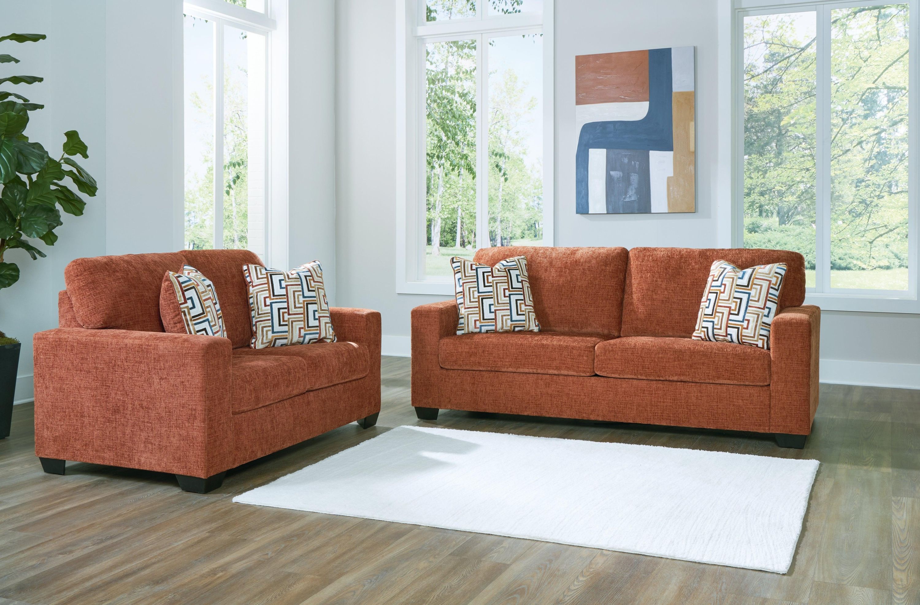 Aviemore Spice Sofa and Loveseat - Image 2