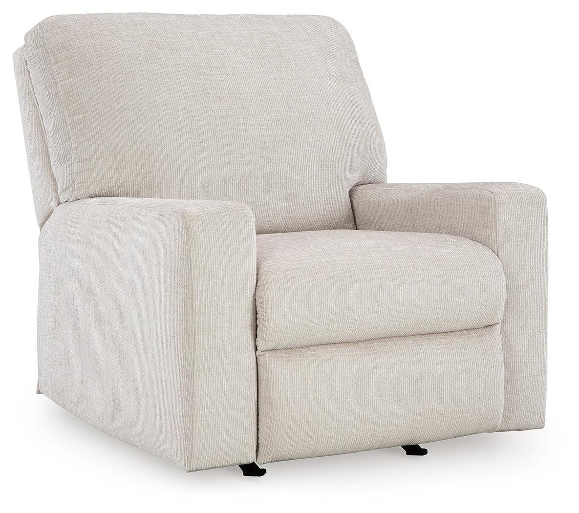 Aviemore Stone Chenille Recliner - Image 2